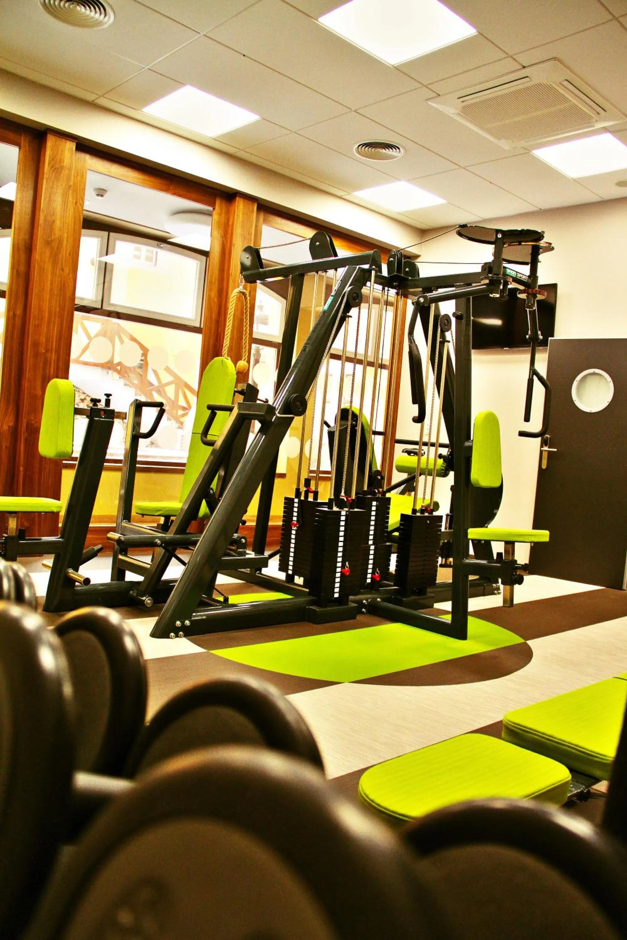 Fitness centre/facilities in Hotel Větruše