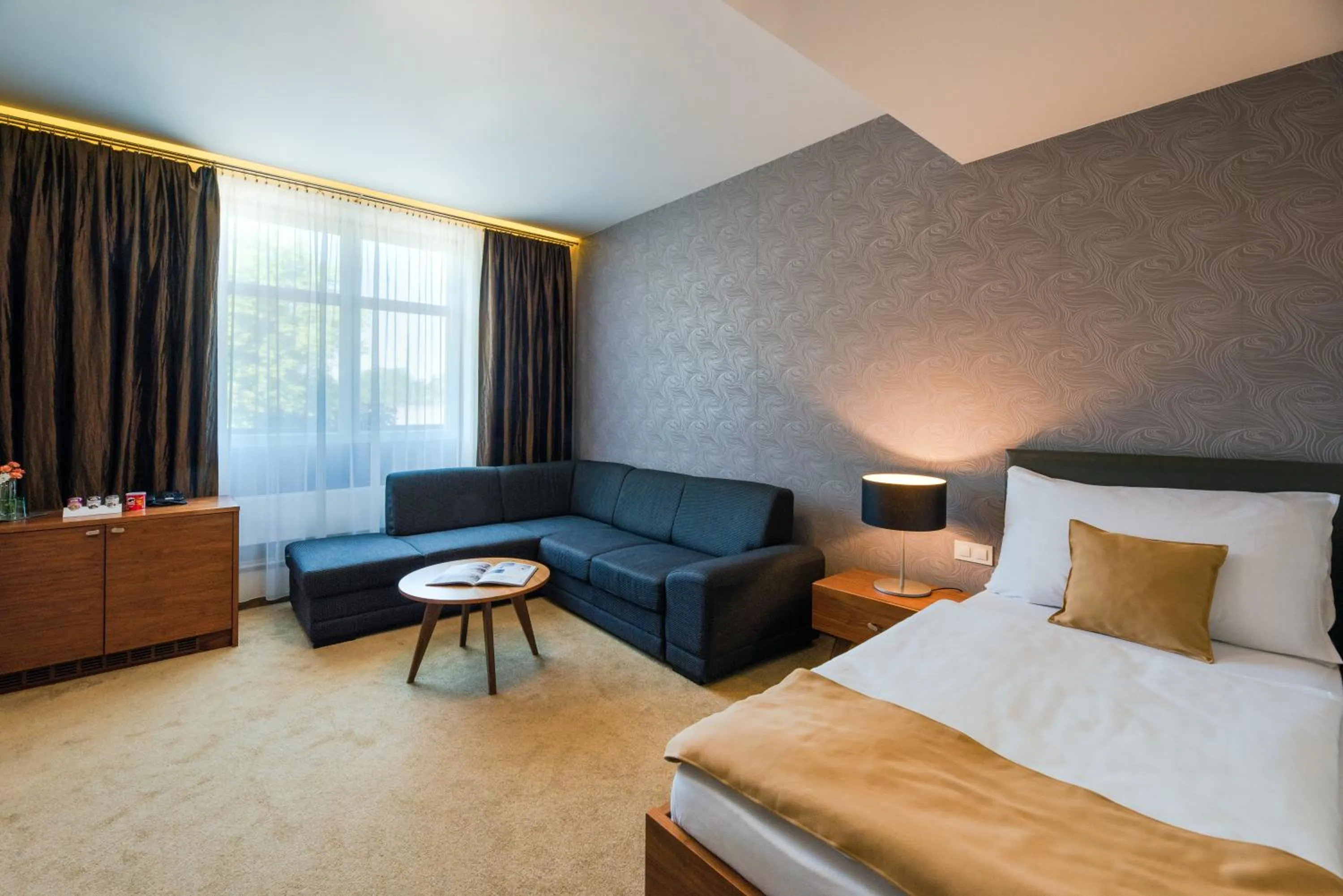 Bed in Hotel Větruše