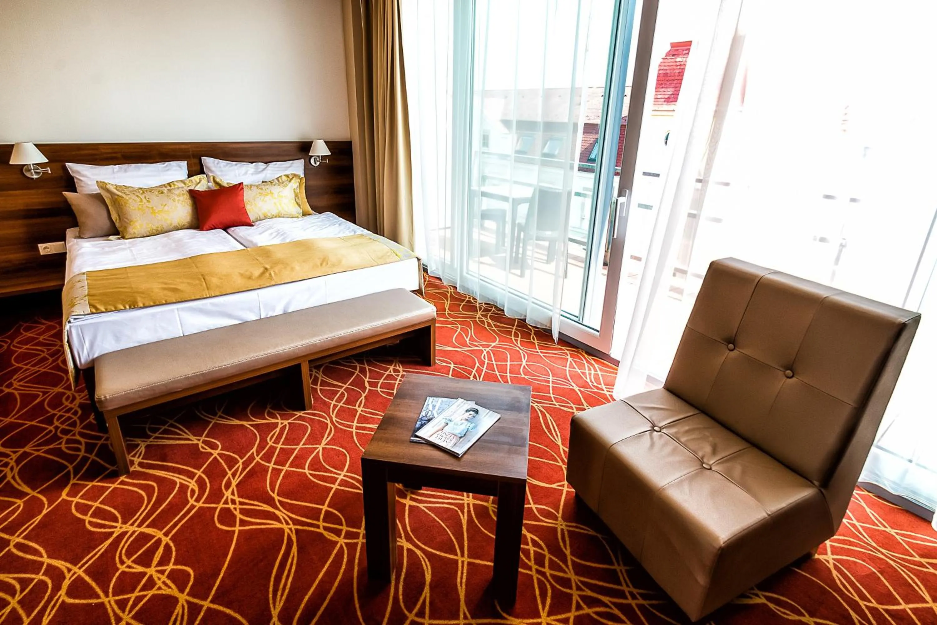 Bedroom, Bed in Bonvital Hotel Hévíz Superior Adults Only