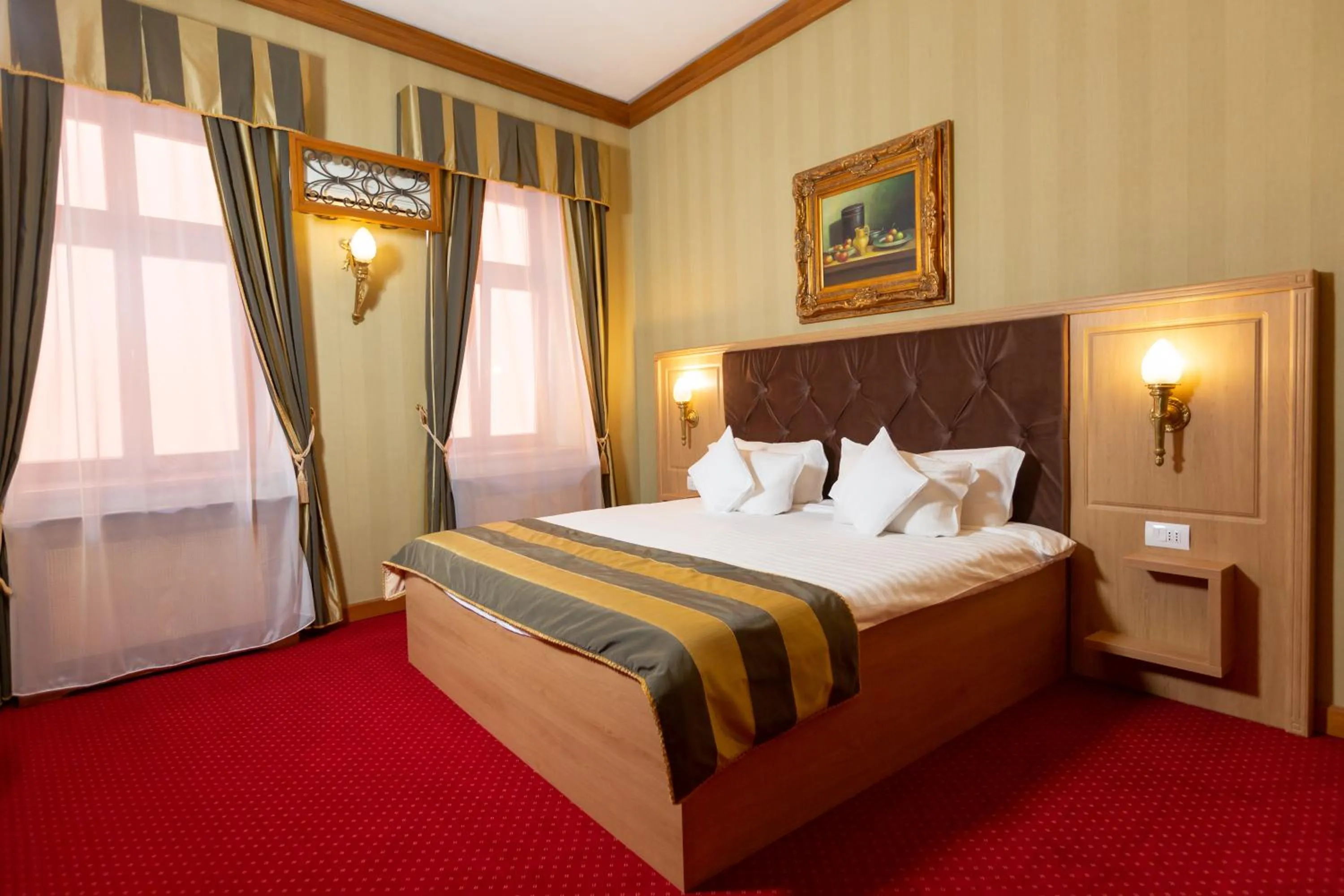 Bed in Hotel Am Ring