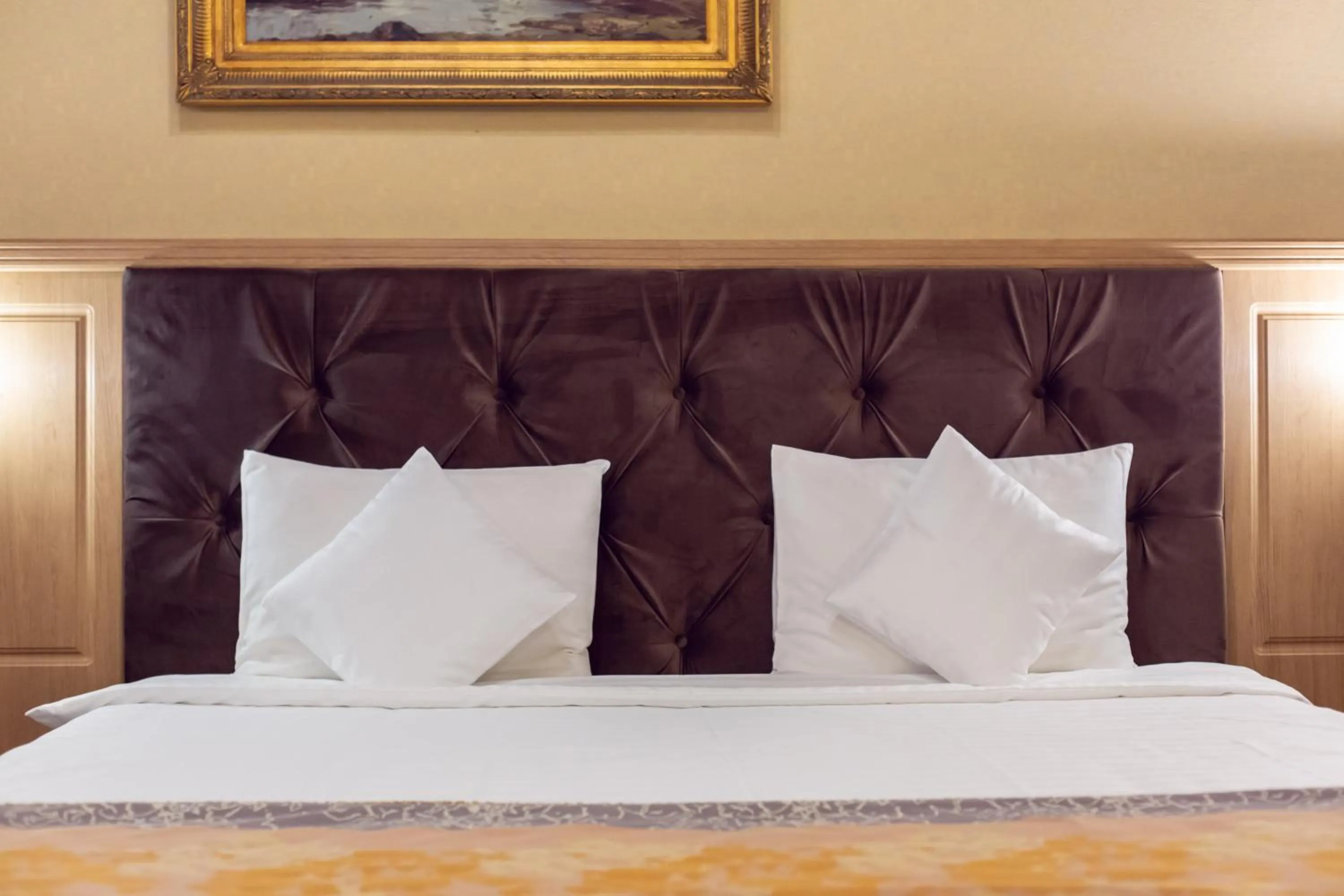 Bed in Hotel Am Ring