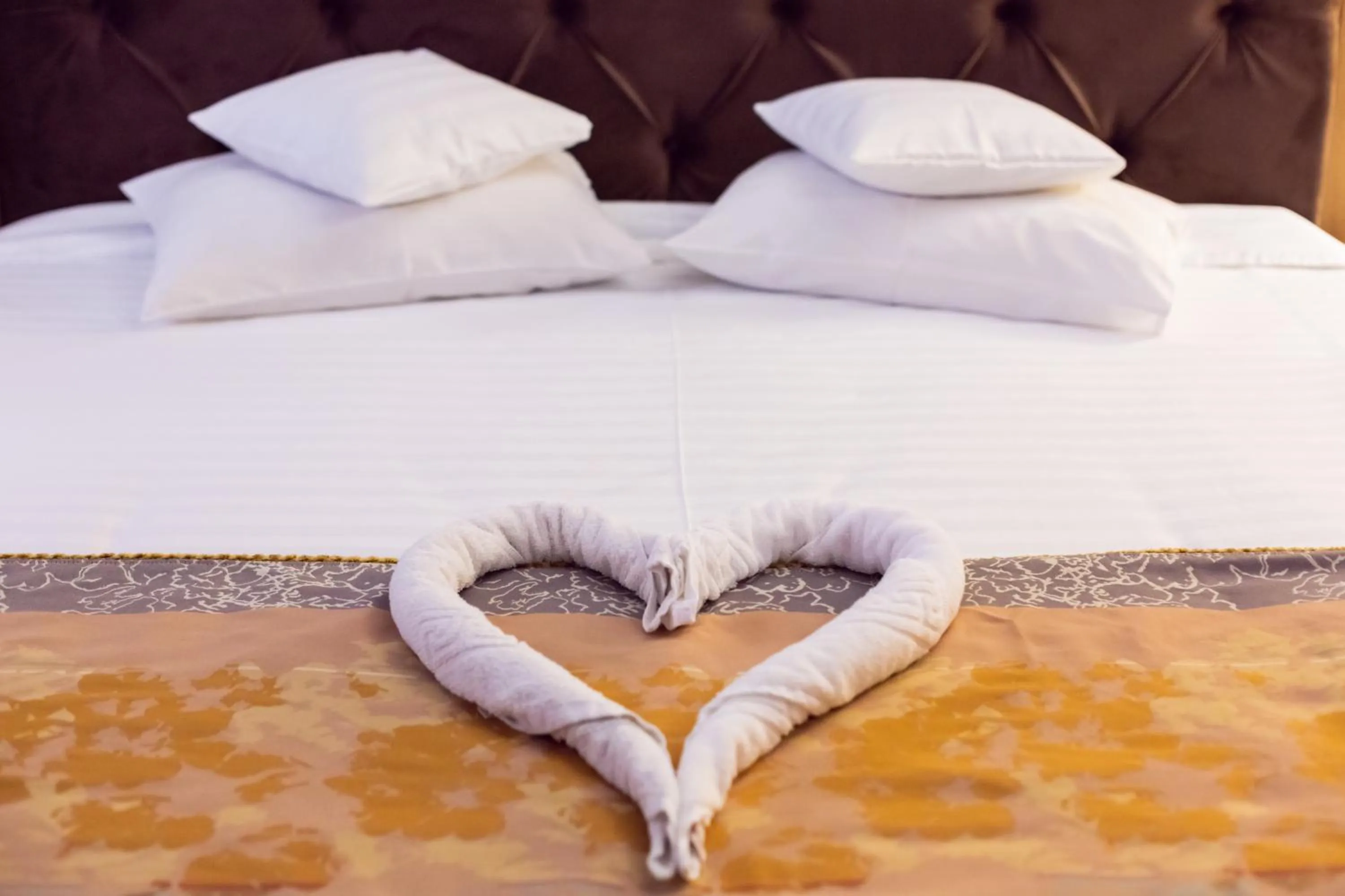 Bed in Hotel Am Ring