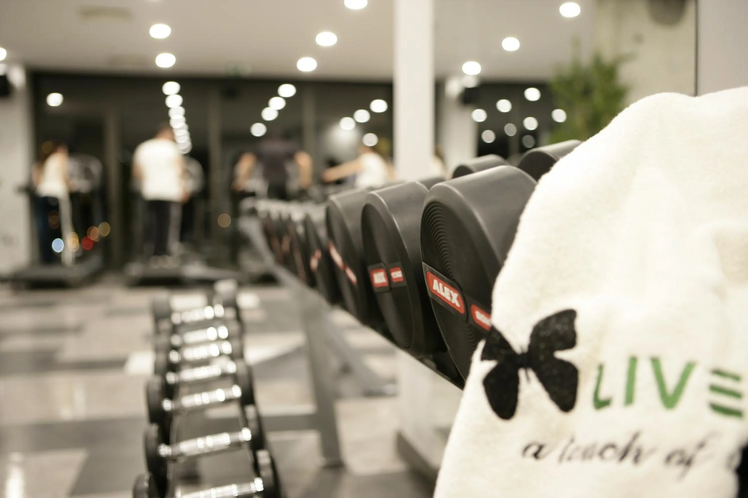 Fitness centre/facilities in RYS Hotel