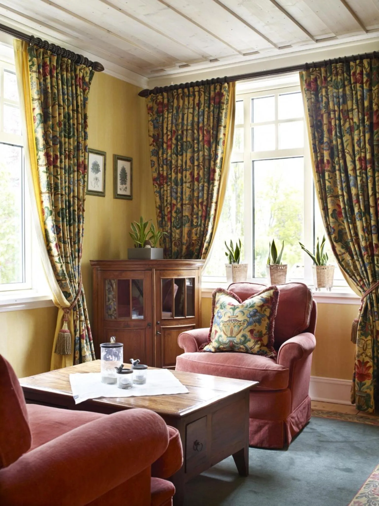 Seating area in Thorskogs Slott