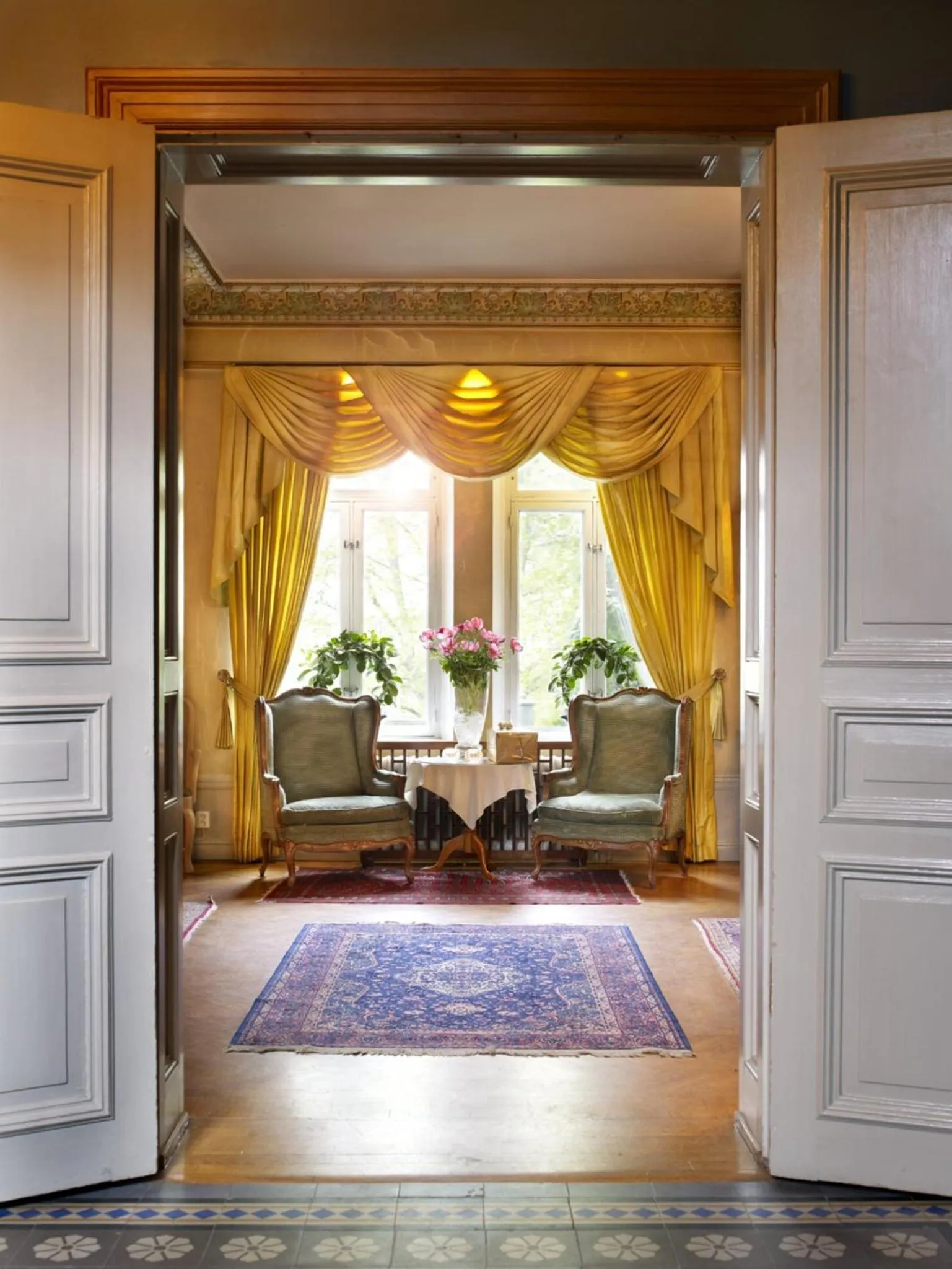 Decorative detail in Thorskogs Slott