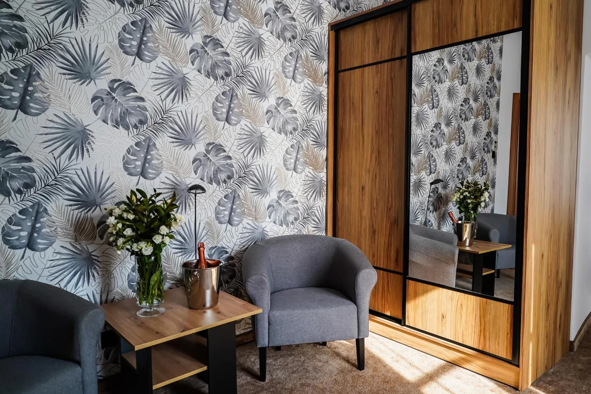 Seating area in Dom na Podwalu