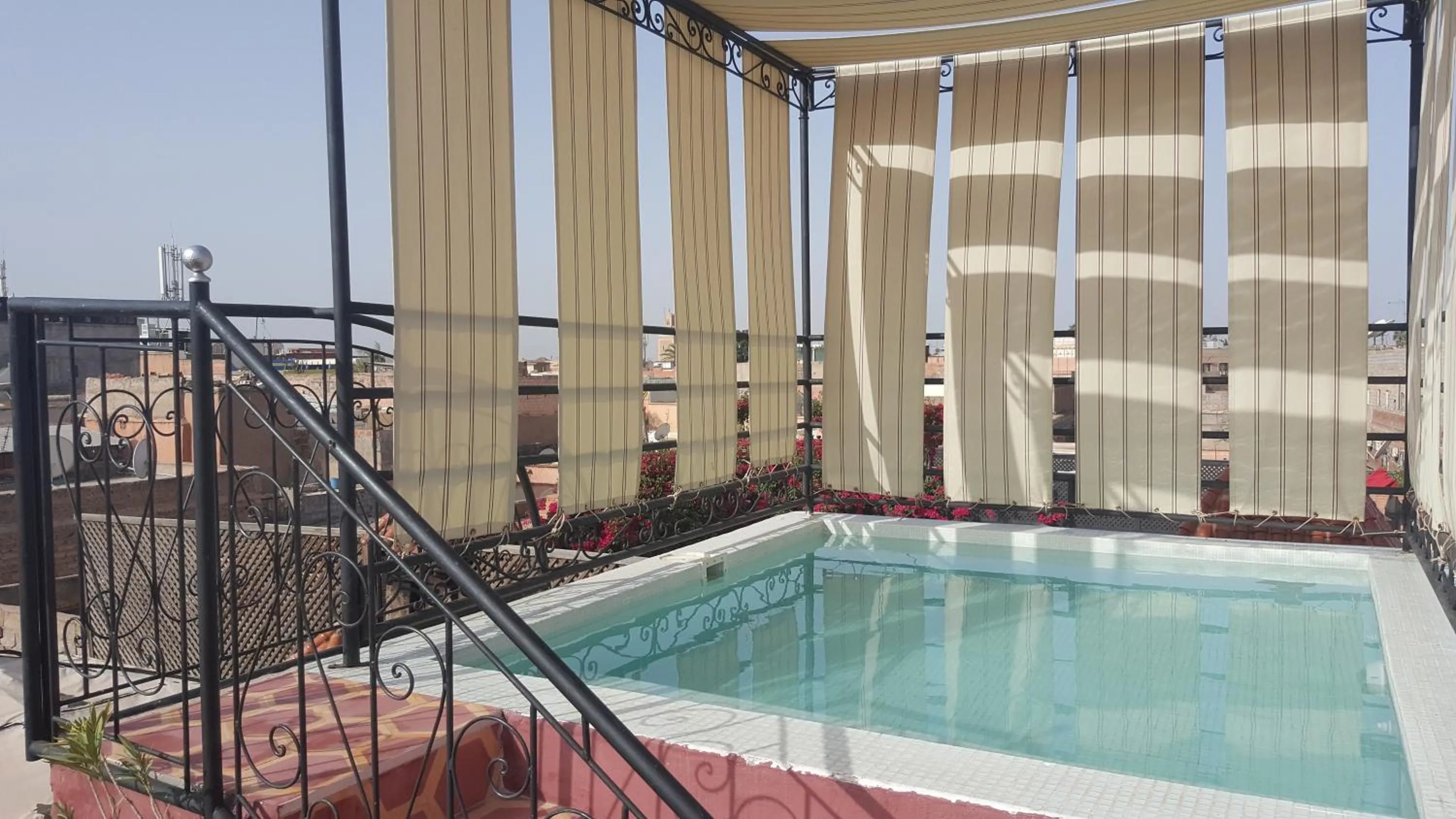 Pool view in Riad Eden