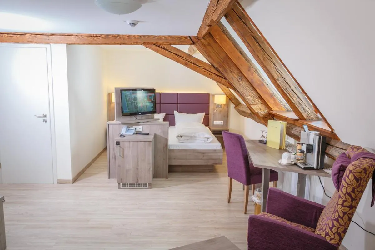 Bed in Bodensee Hotel Sternen