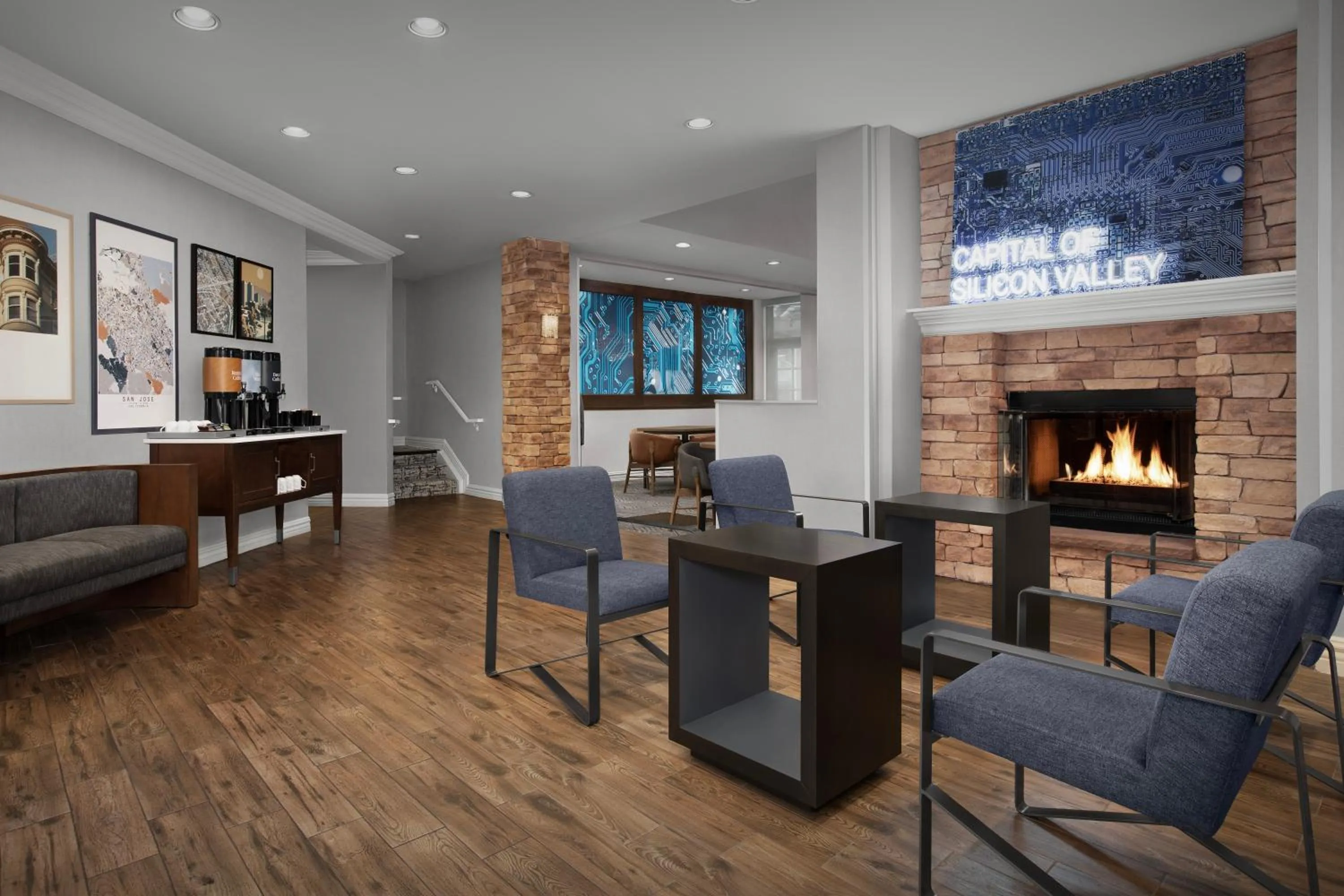 Seating area in Homewood Suites by Hilton San Jose Airport-Silicon Valley