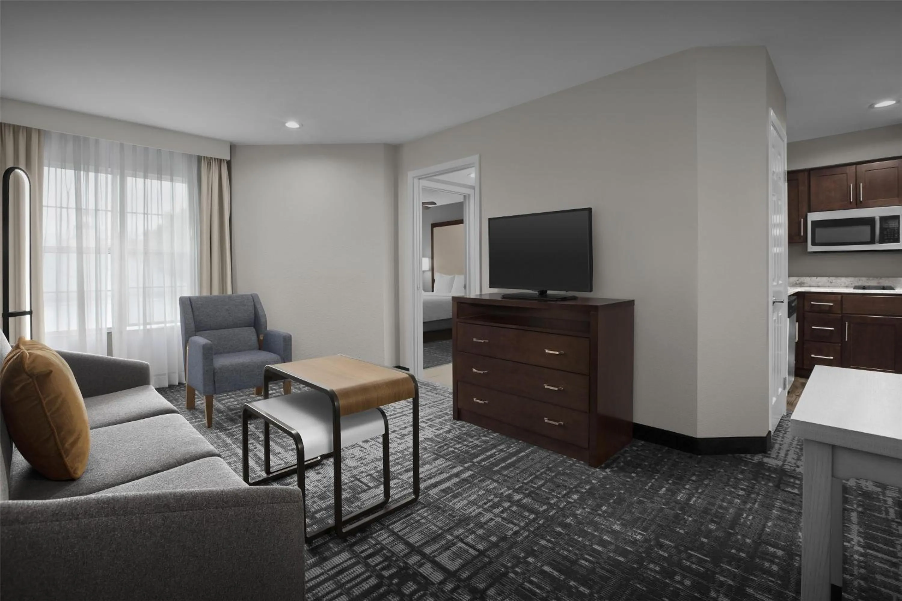 Living room in Homewood Suites by Hilton San Jose Airport-Silicon Valley