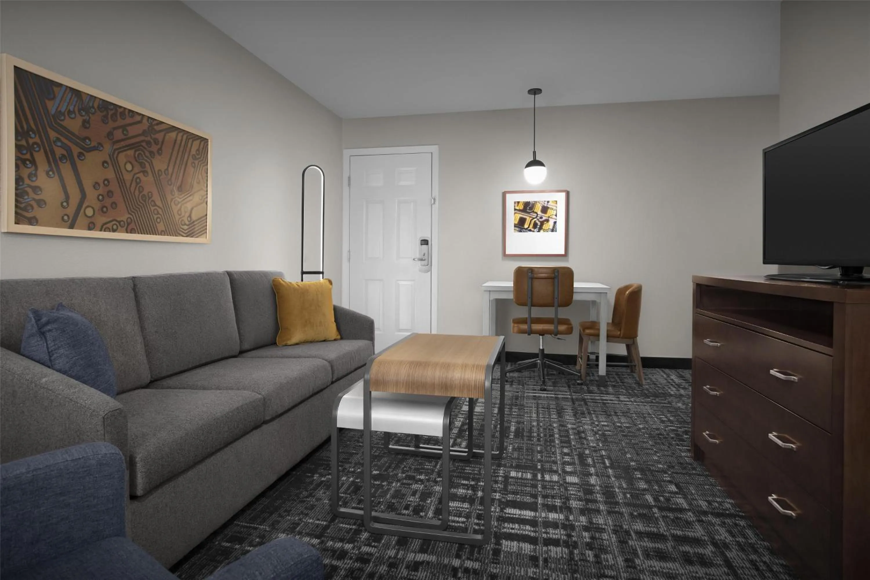 Living room in Homewood Suites by Hilton San Jose Airport-Silicon Valley