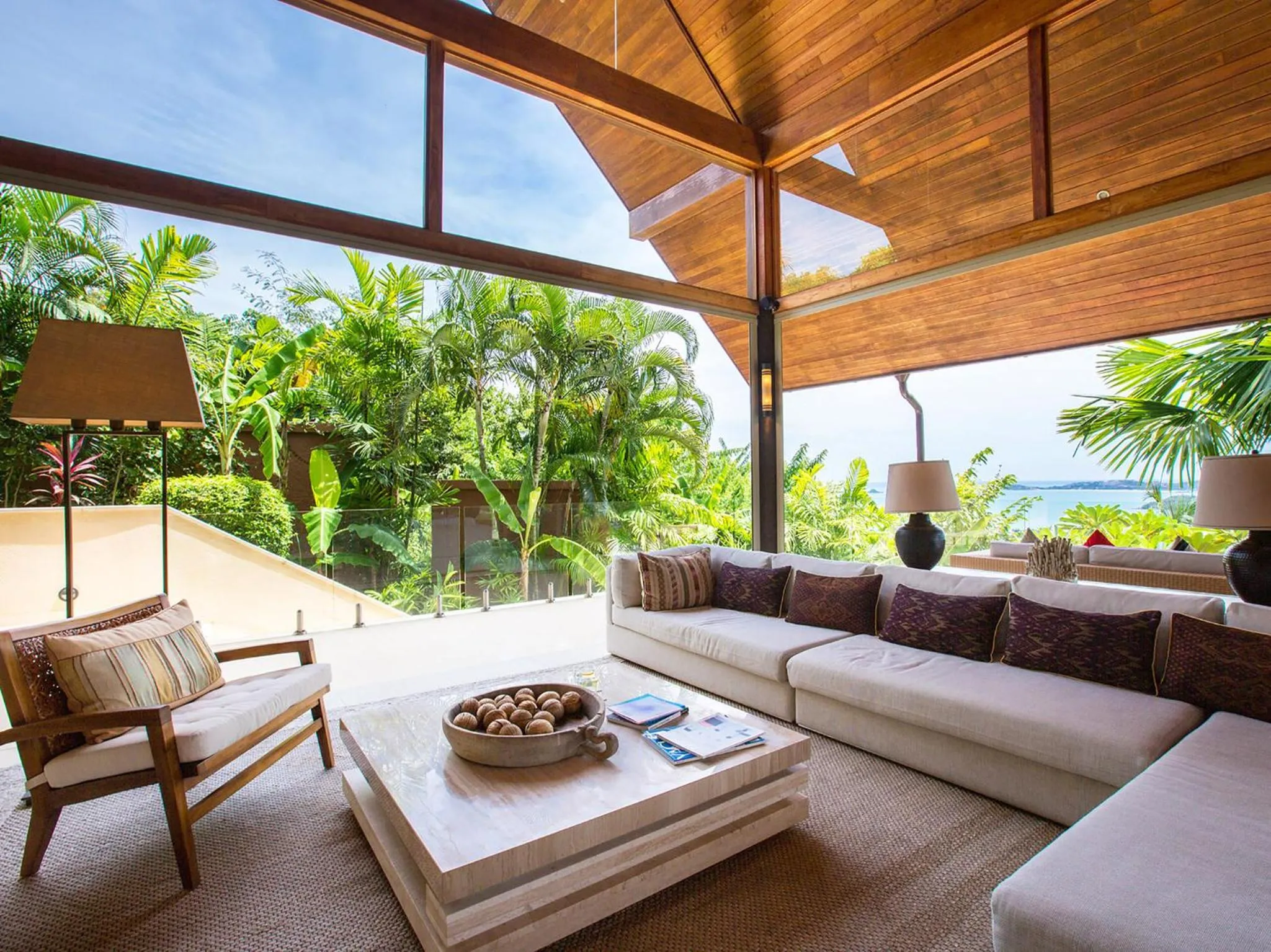 Living room in Panacea Retreat