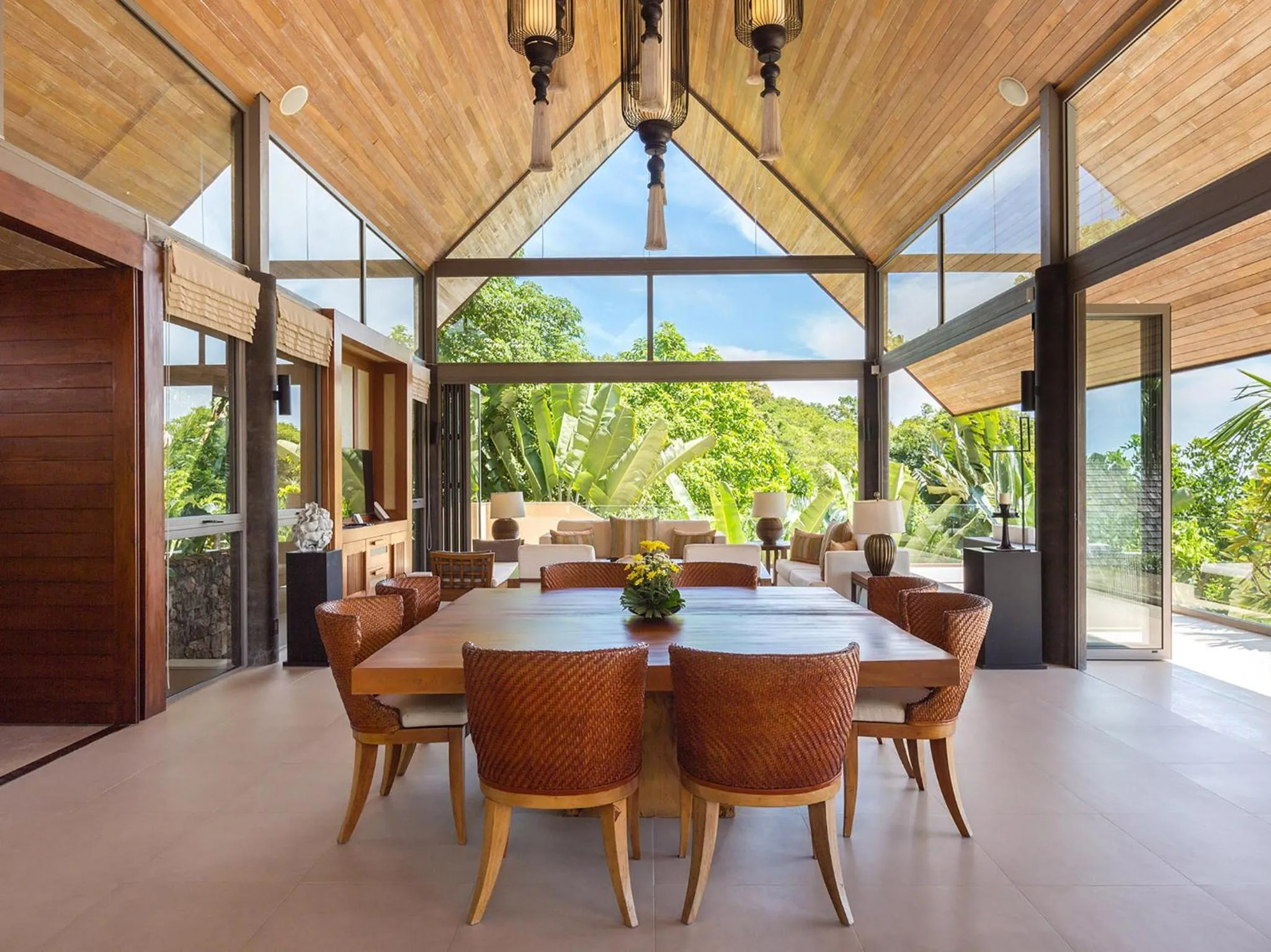 Living room in Panacea Retreat