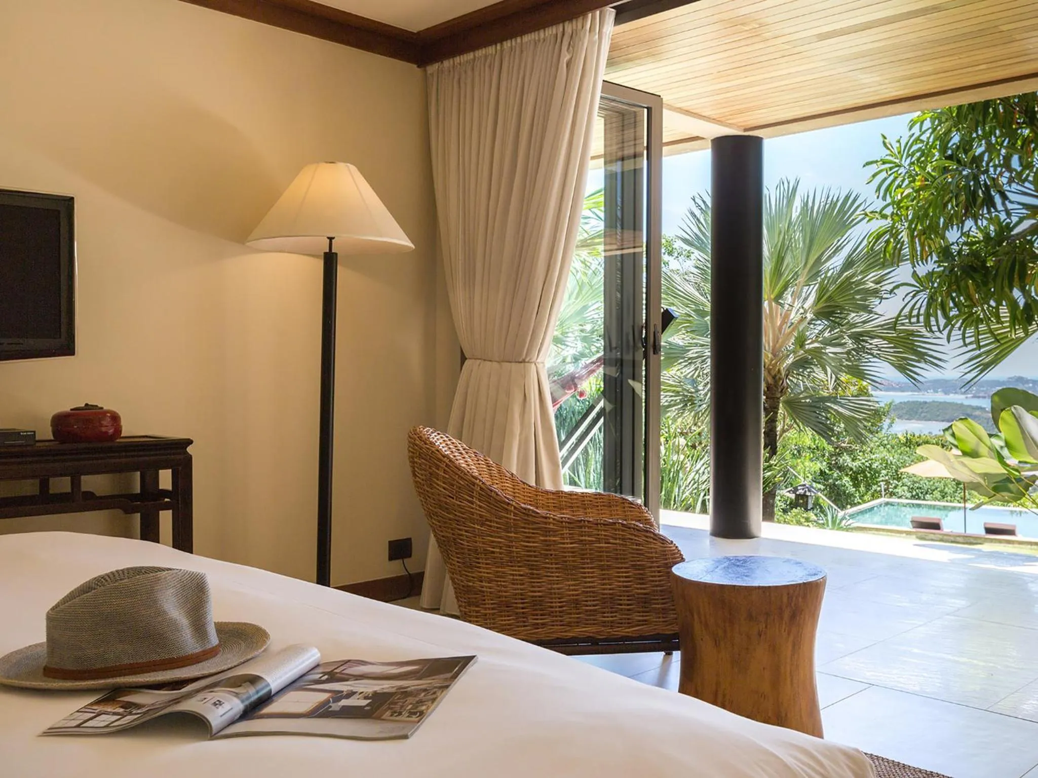 Bed in Panacea Retreat