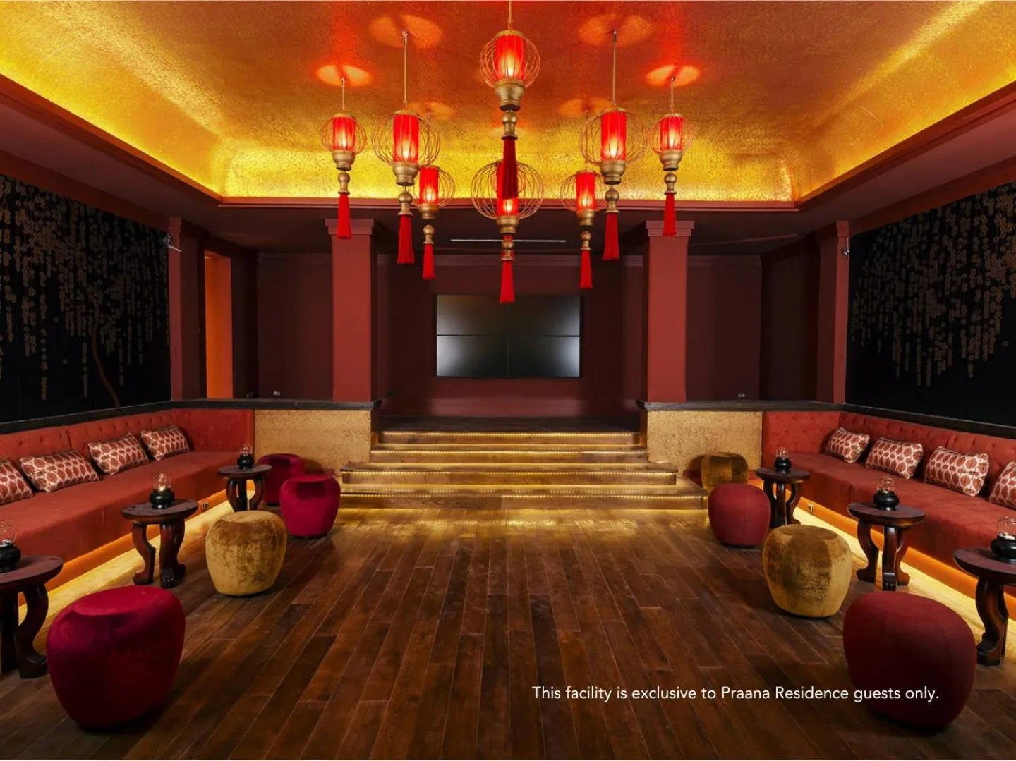 Seating area in Panacea Retreat