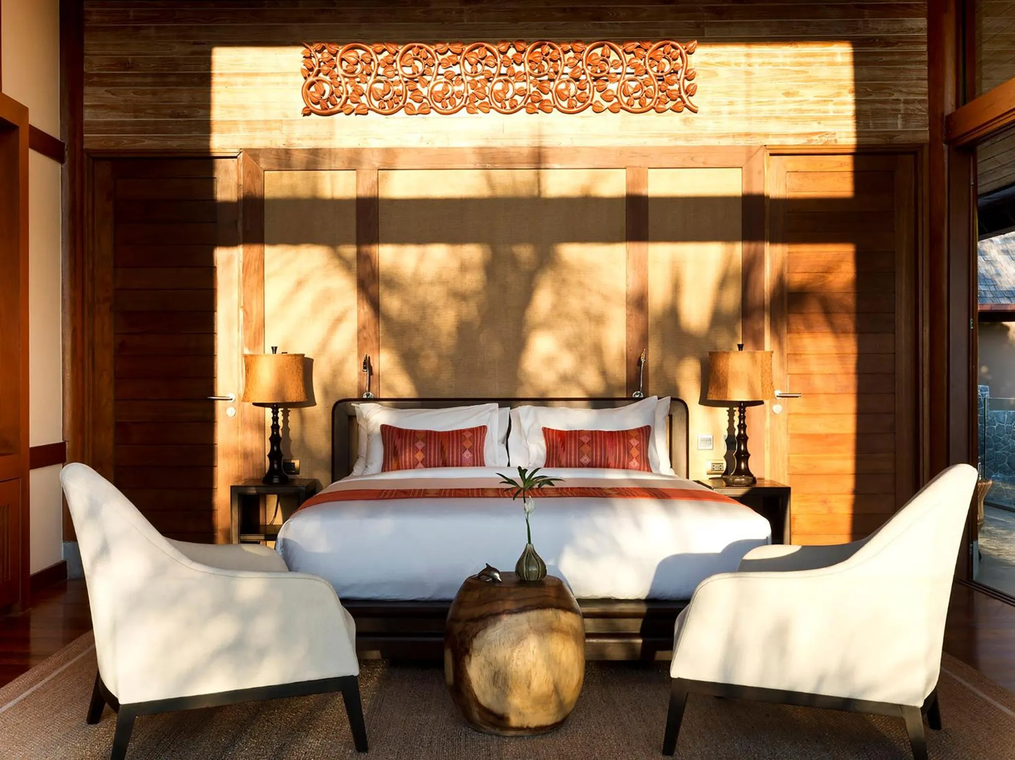 Bed in Panacea Retreat