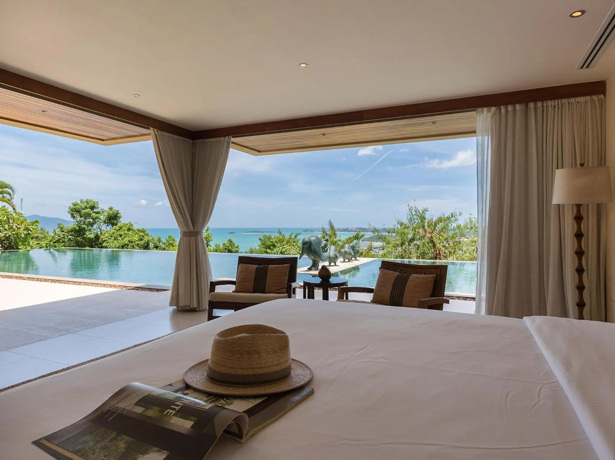 Bed in Panacea Retreat