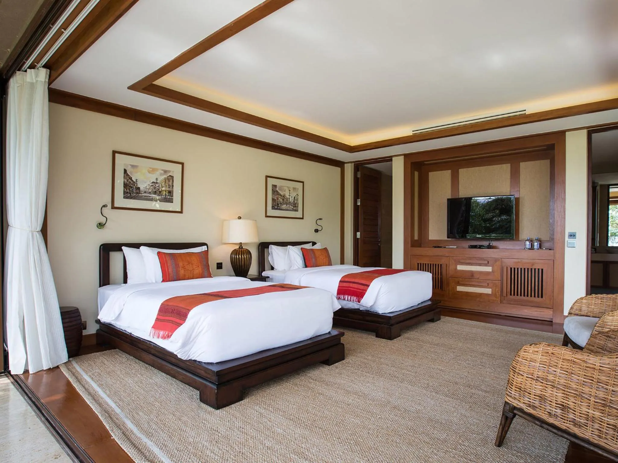 Bed in Panacea Retreat