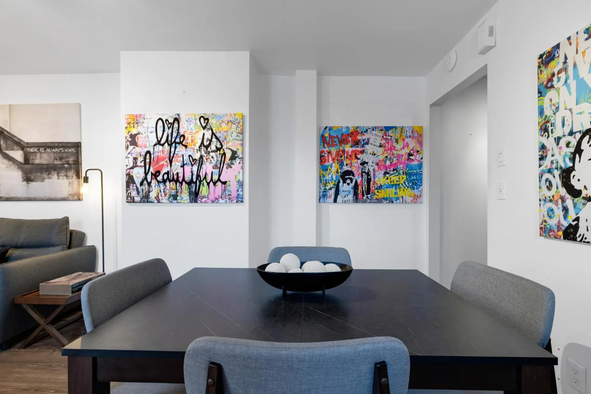 Living room in LiV MTL Soho