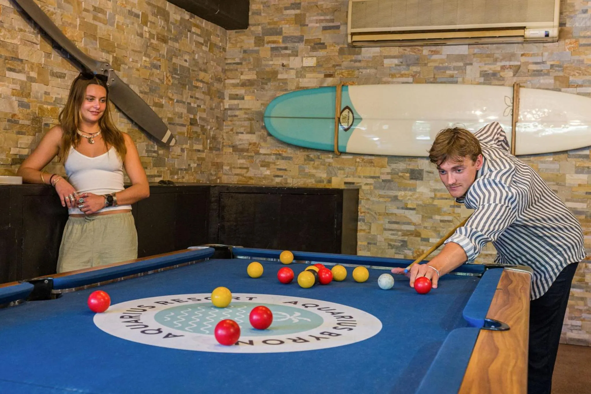 Billiard in Aquarius Backpackers Resort