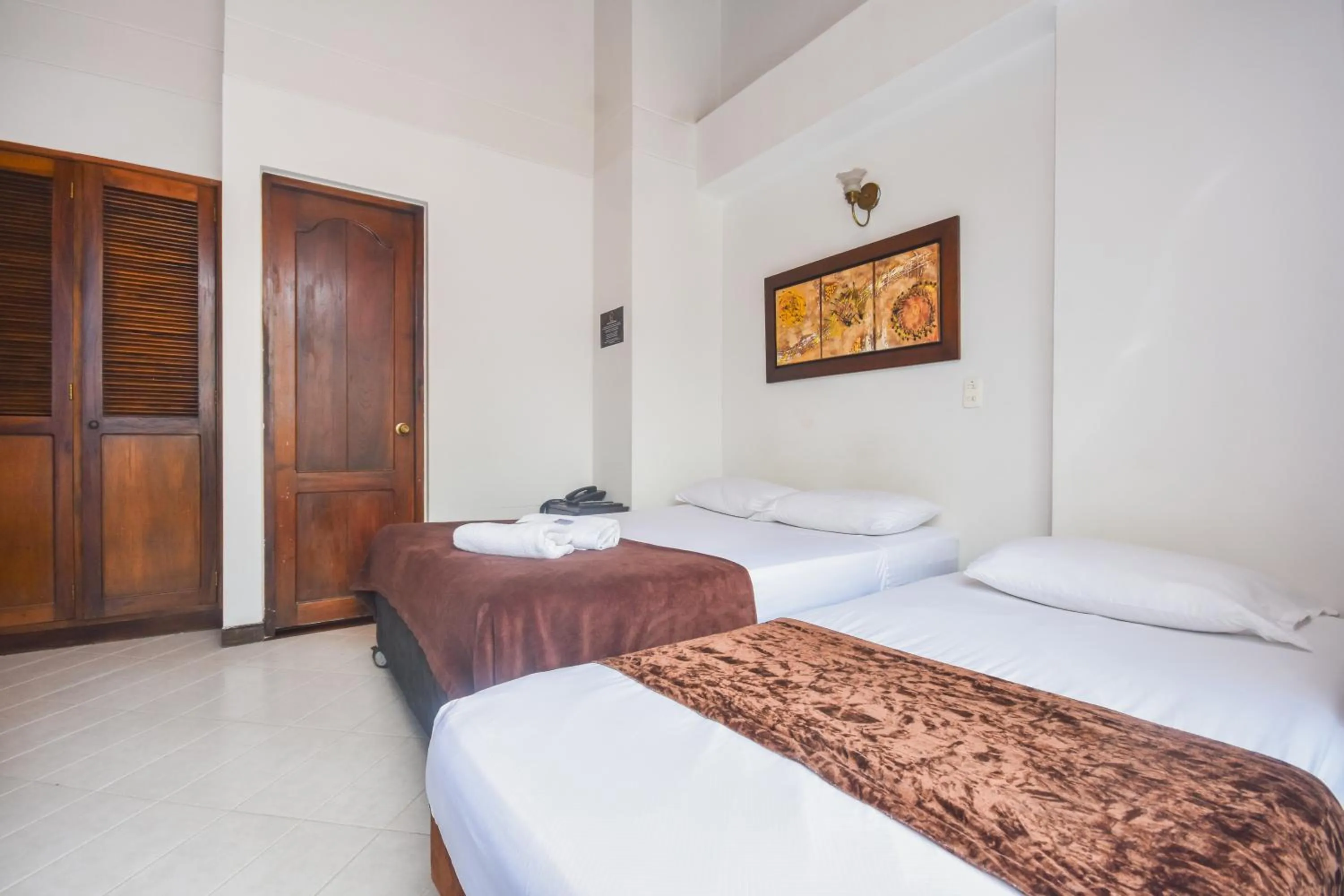 Bed in Hotel Estadio Real