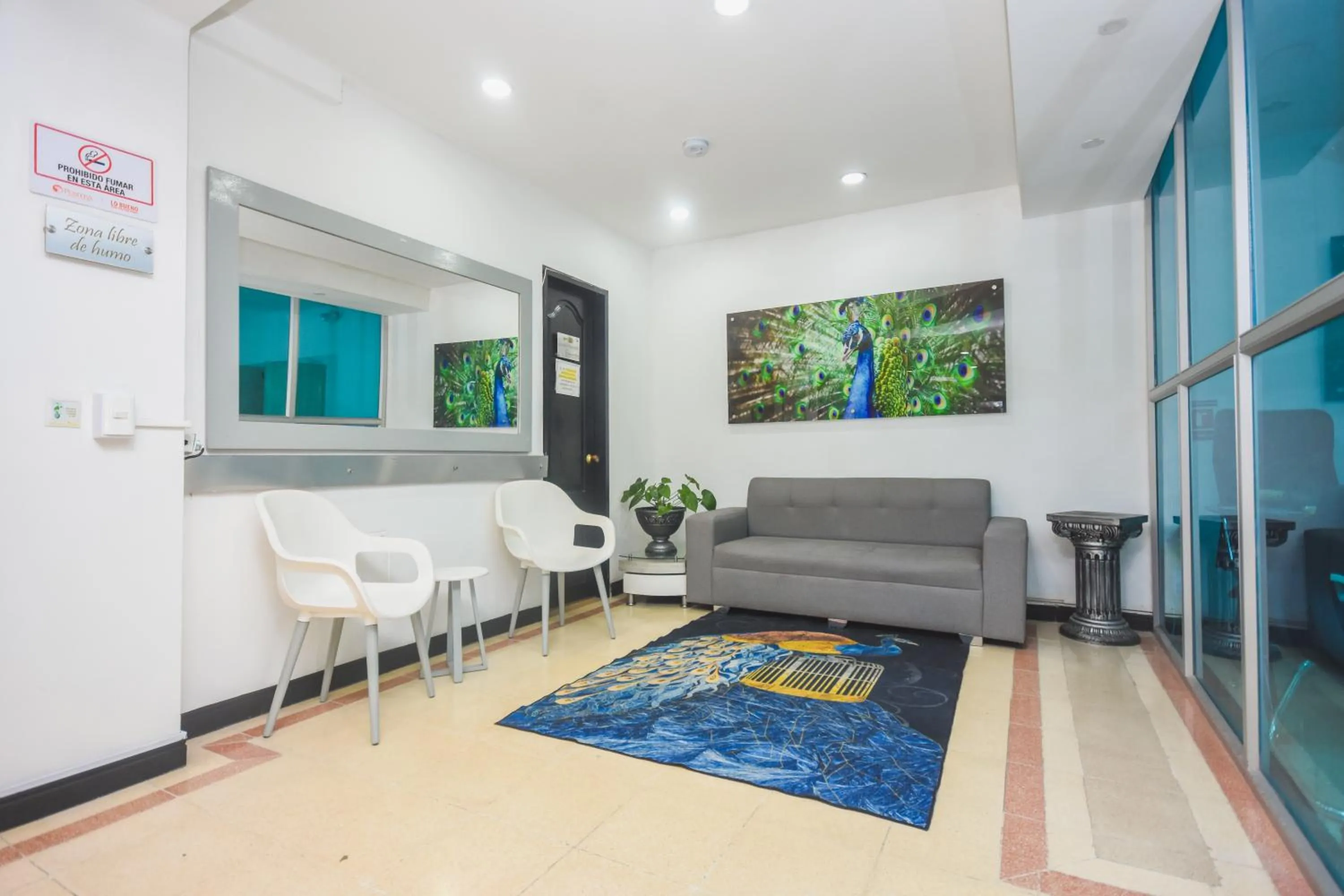 Living room in Hotel Estadio Real