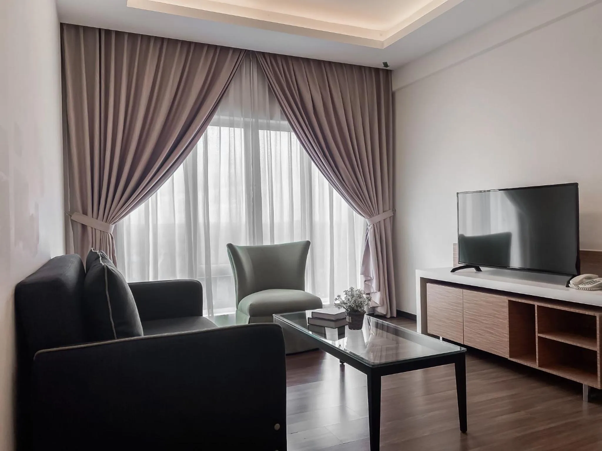 Living room in Amansari Hotel Desaru