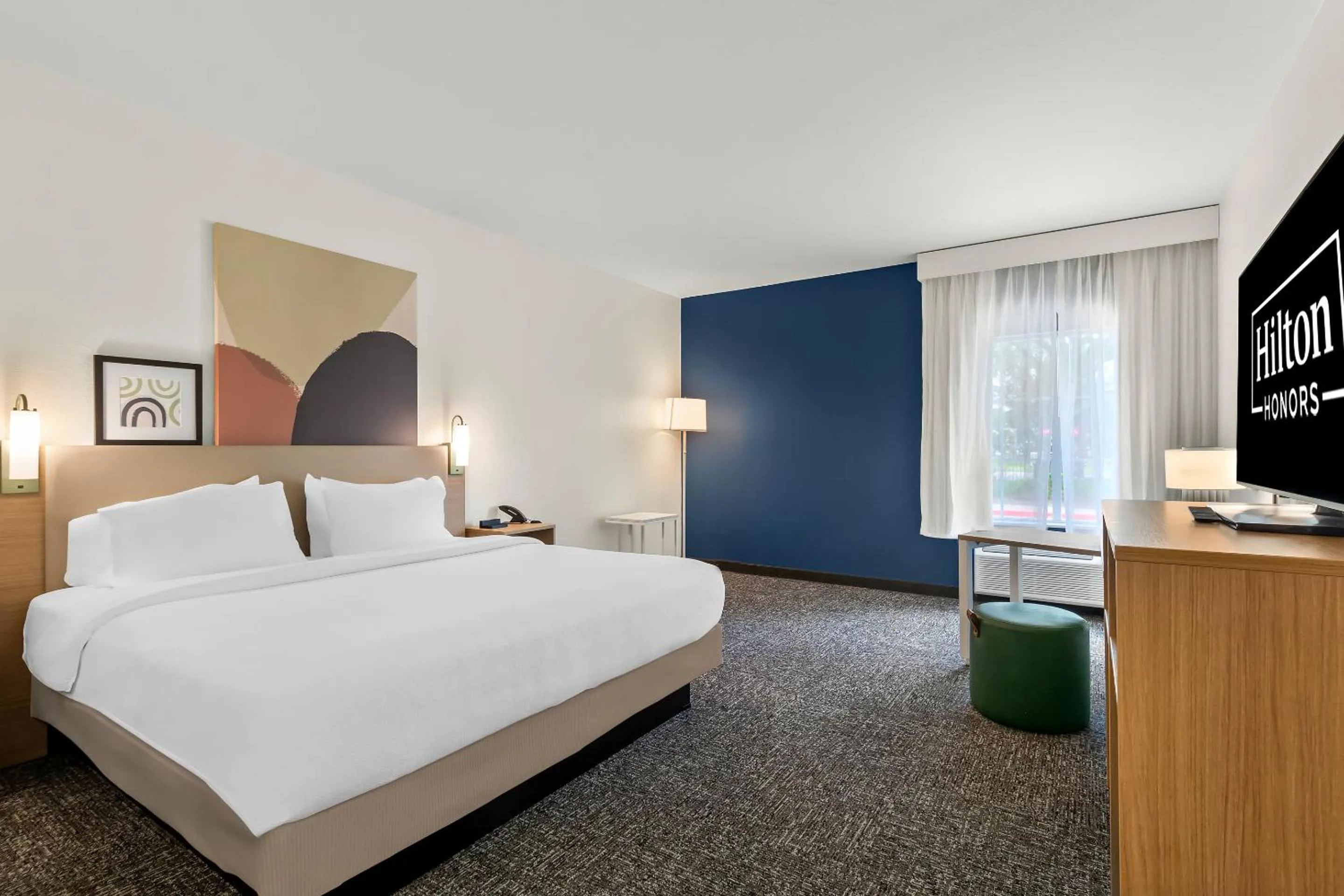 Bed in Spark By Hilton Missouri City