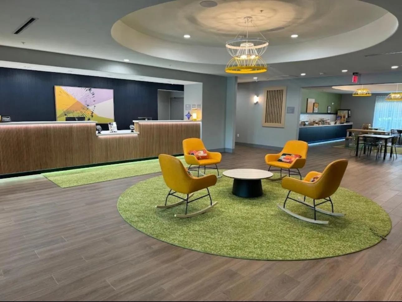 Seating area in Spark By Hilton Missouri City