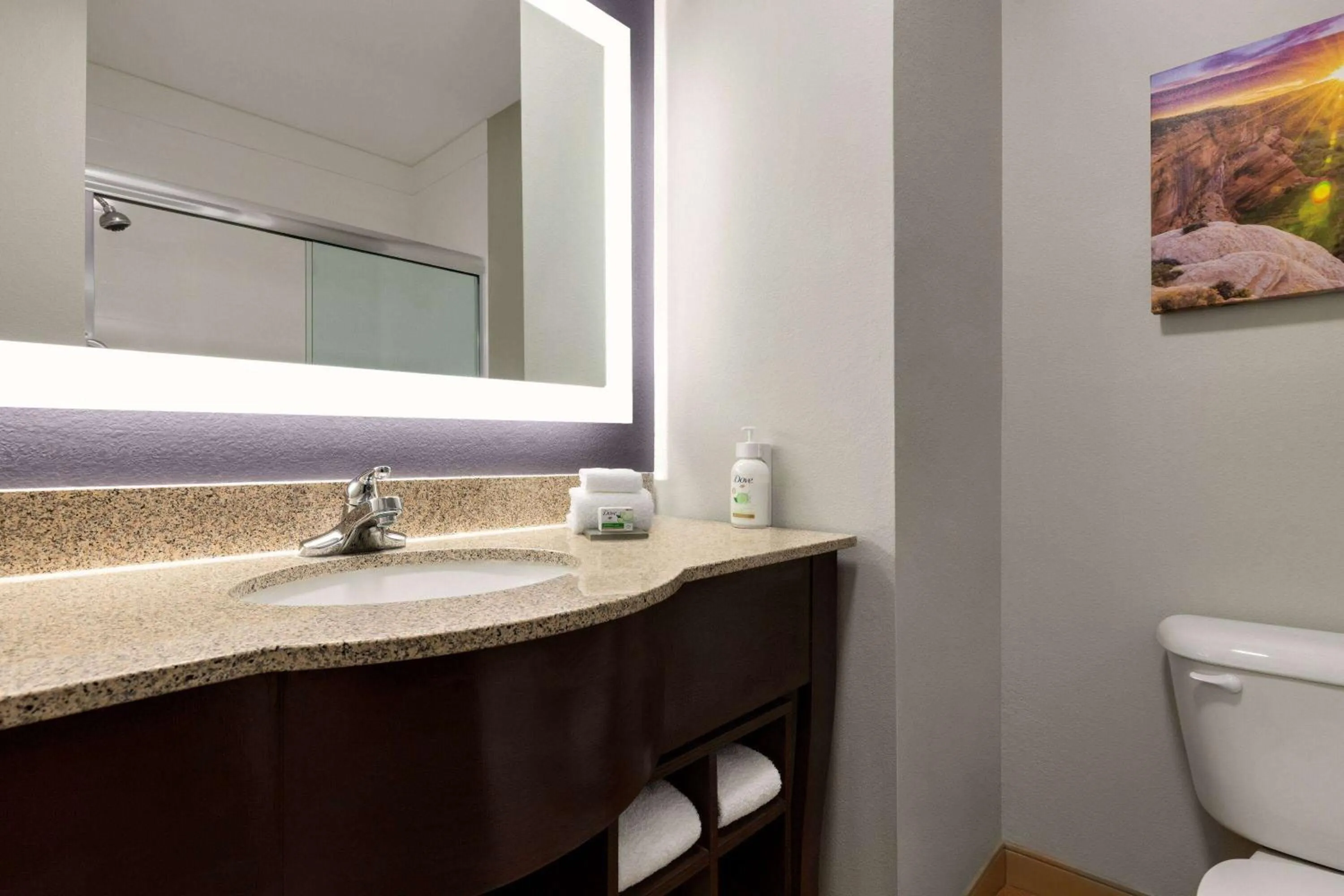 Bathroom in La Quinta by Wyndham Dumas