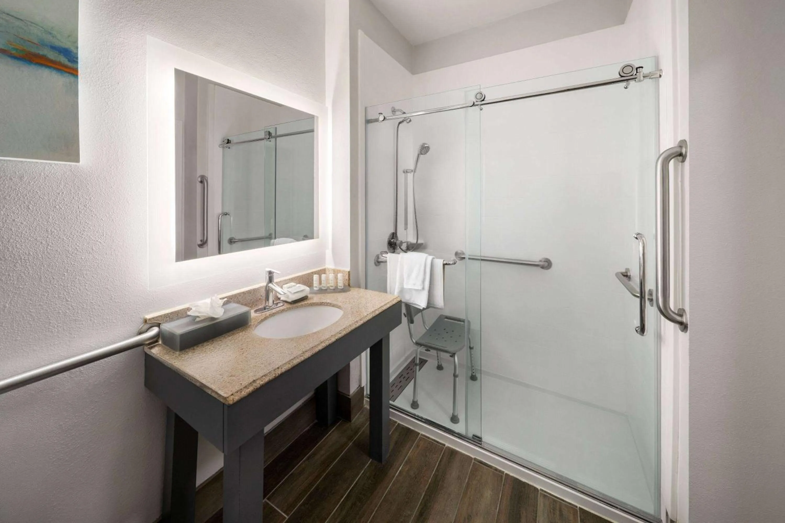 Shower in La Quinta by Wyndham Angleton