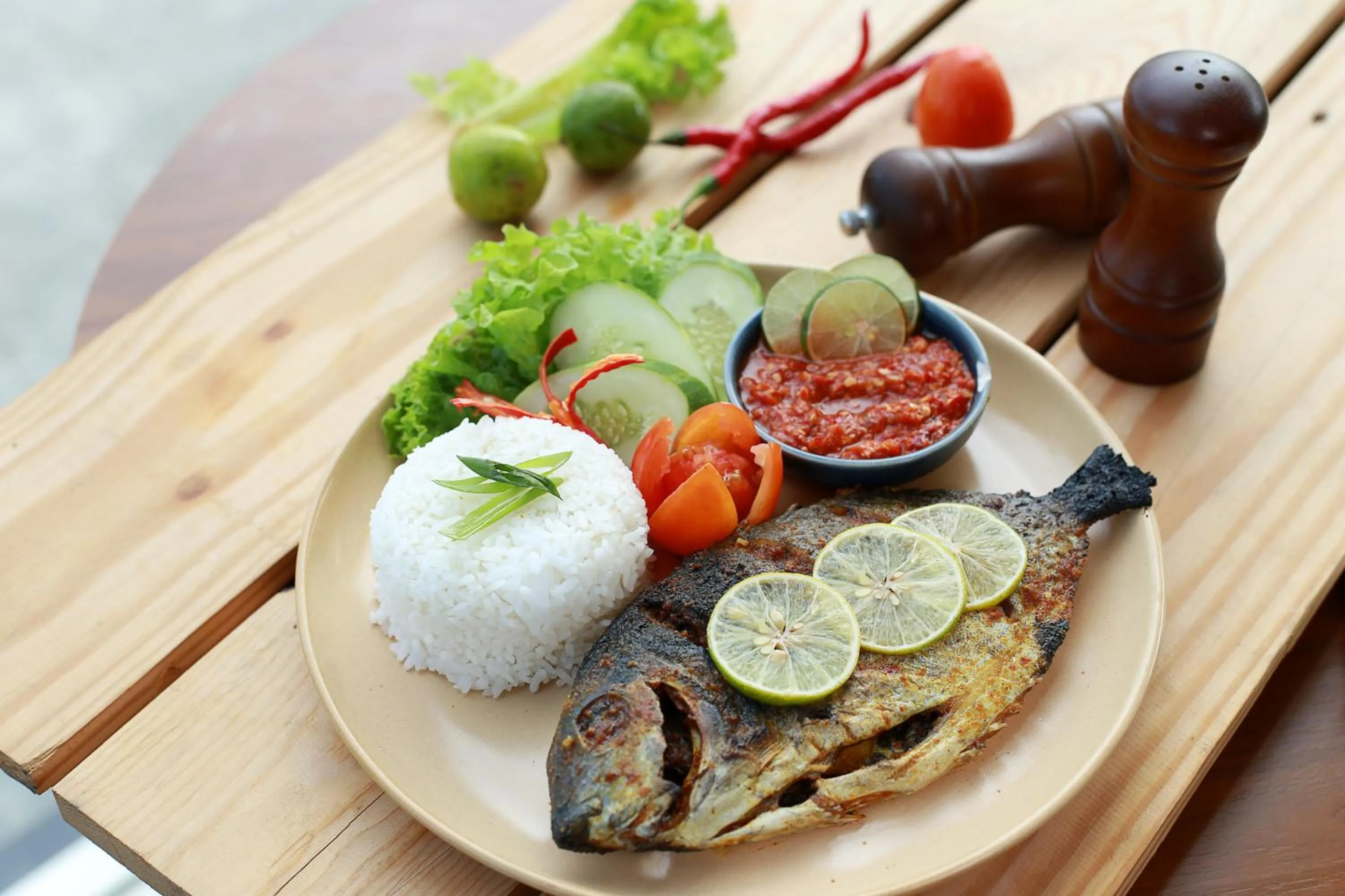 Food in Royal Ocean Resort Karimunjawa