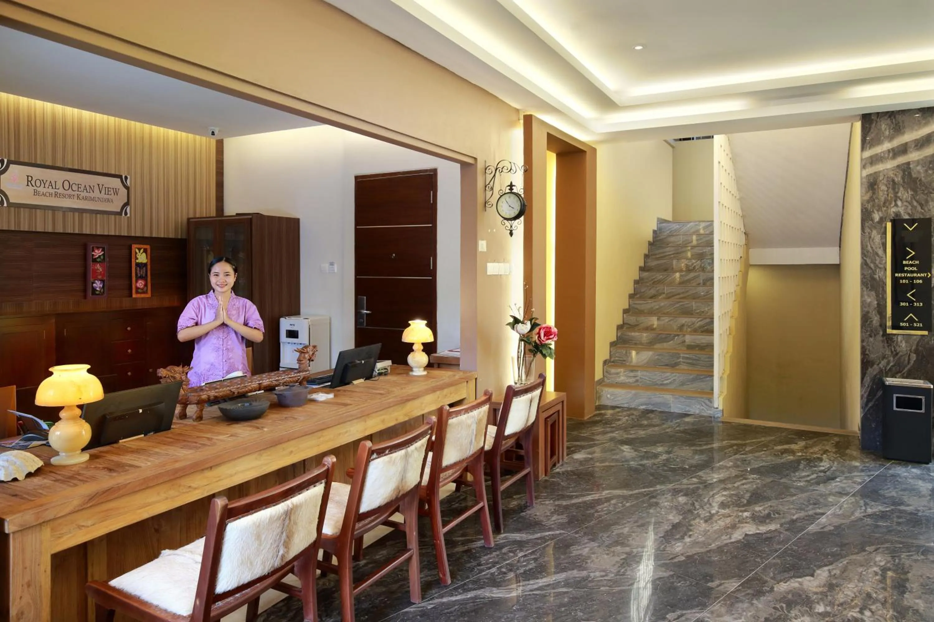 Staff in Royal Ocean Resort Karimunjawa