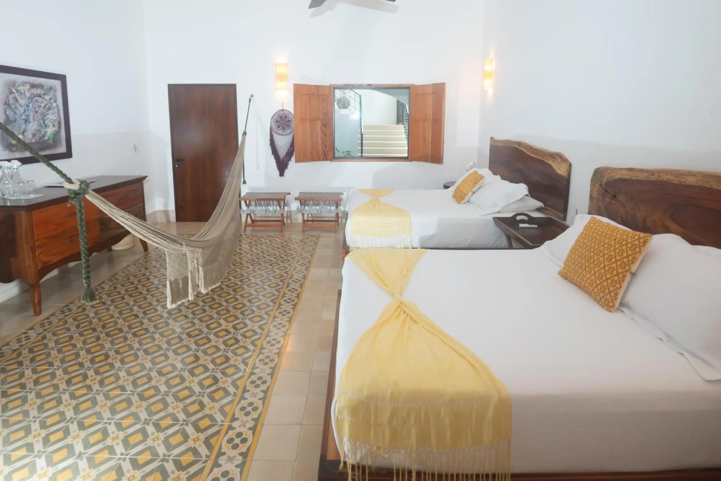 Bed in Hotel Posada San Juan