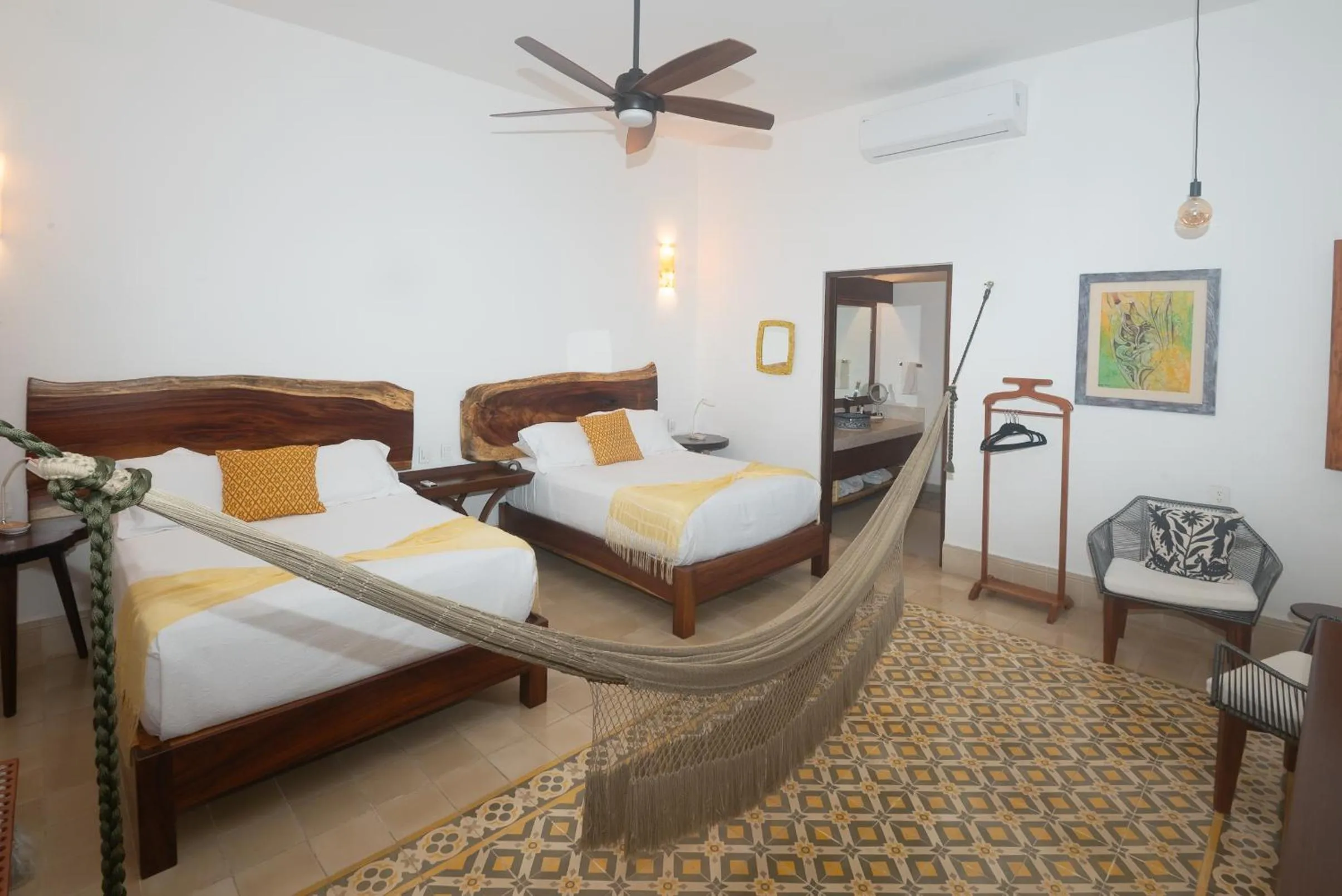 Bed in Hotel Posada San Juan