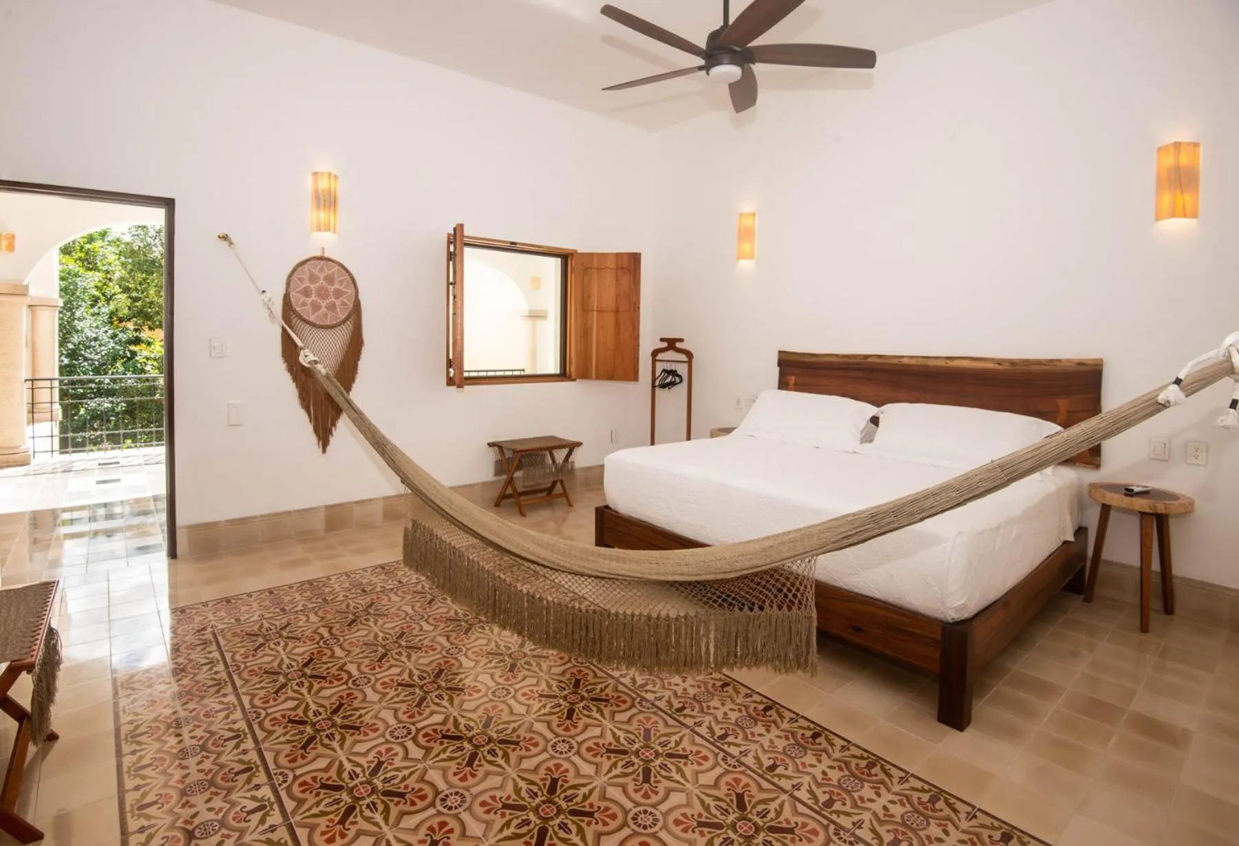 Bed in Hotel Posada San Juan