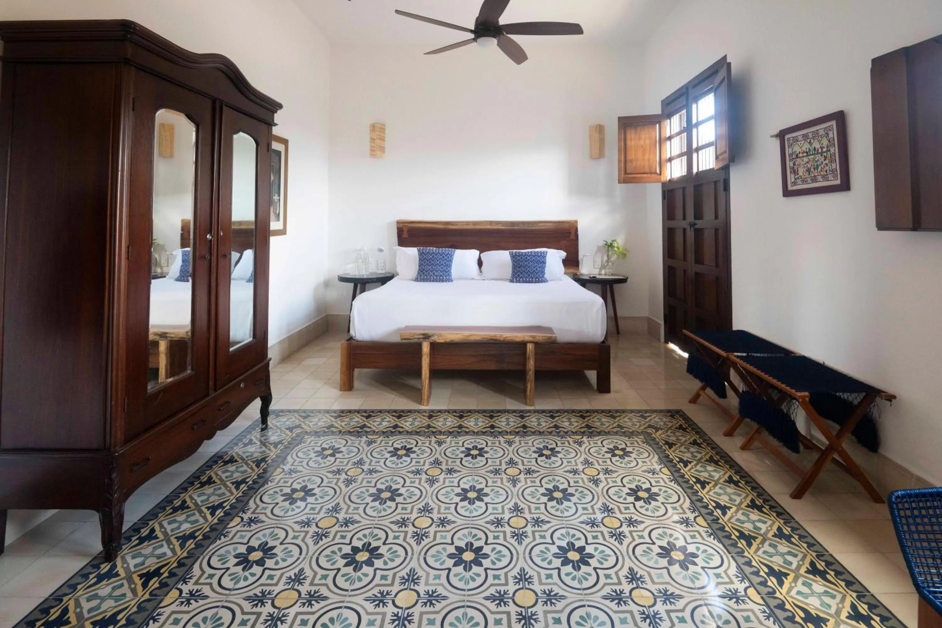 Bed in Hotel Posada San Juan