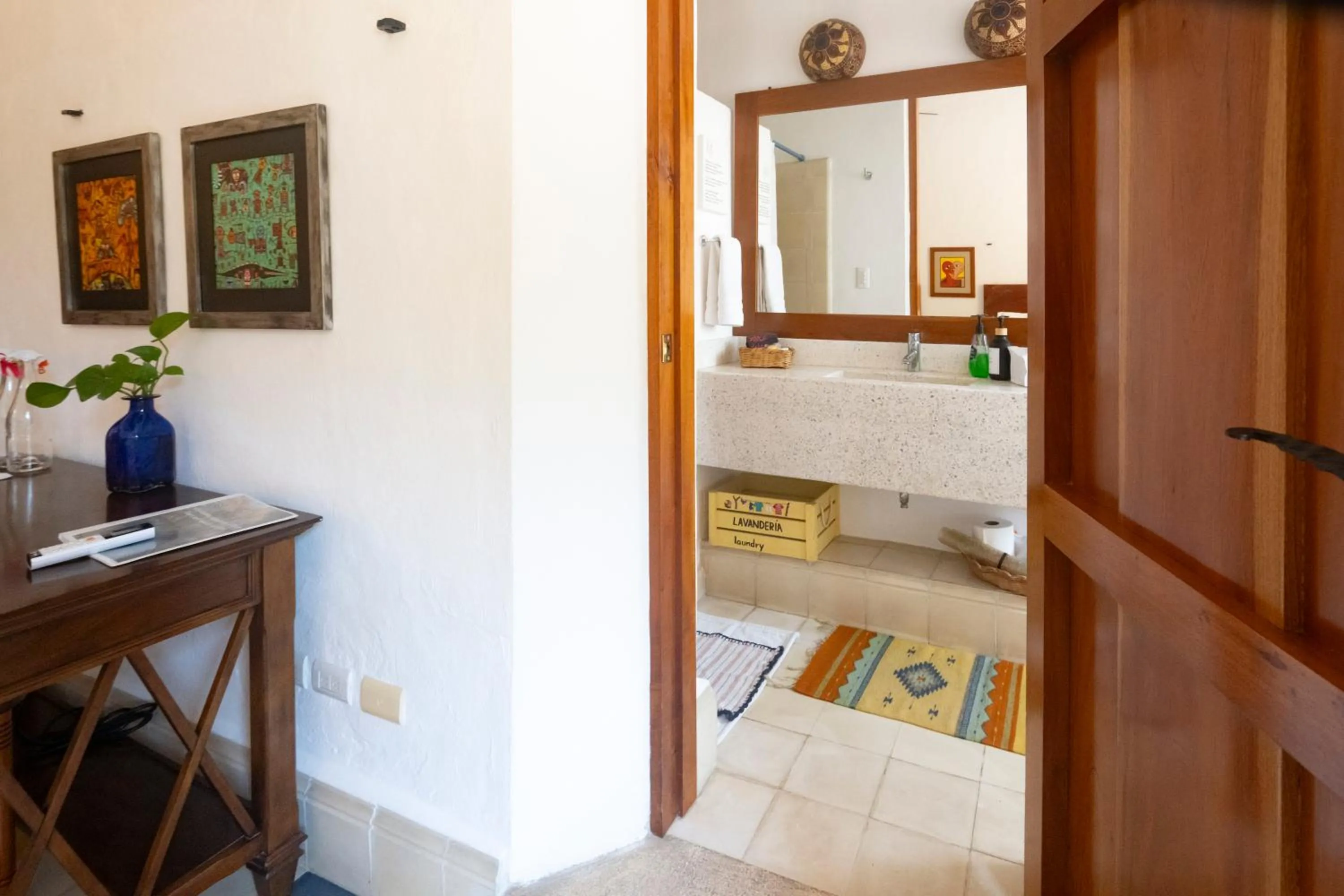 Bathroom in Hotel Posada San Juan