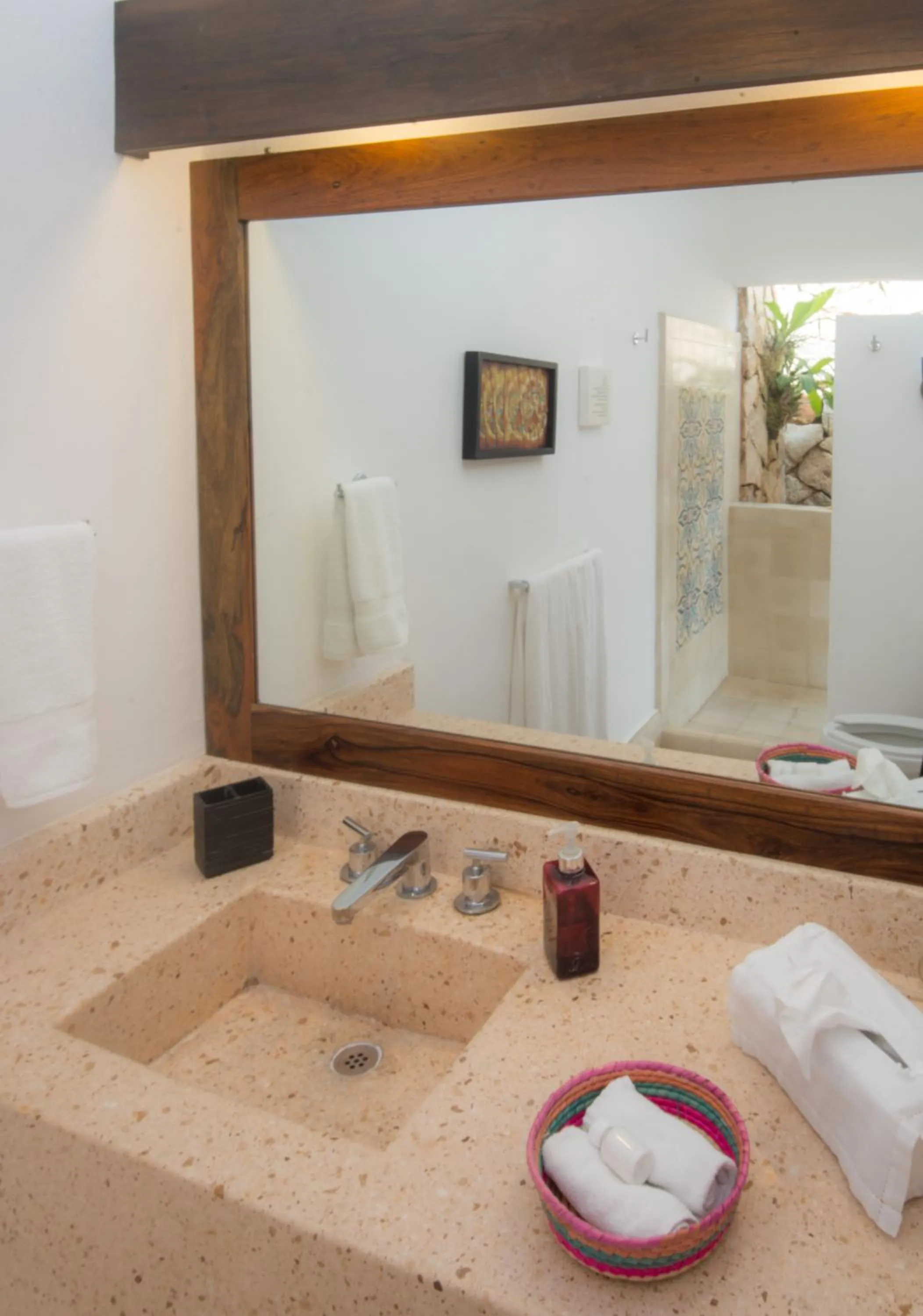 Bathroom in Hotel Posada San Juan