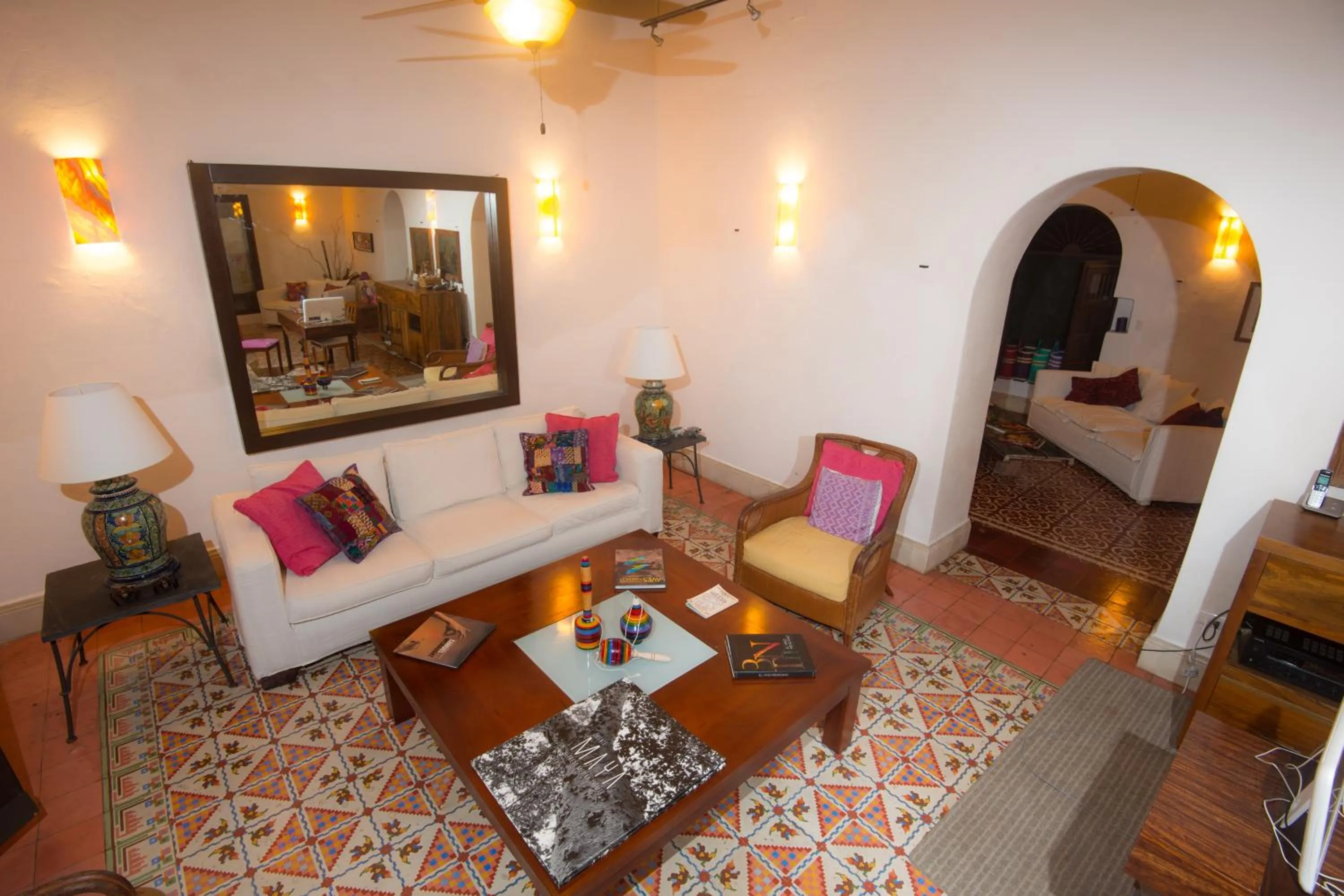 Lobby or reception in Hotel Posada San Juan