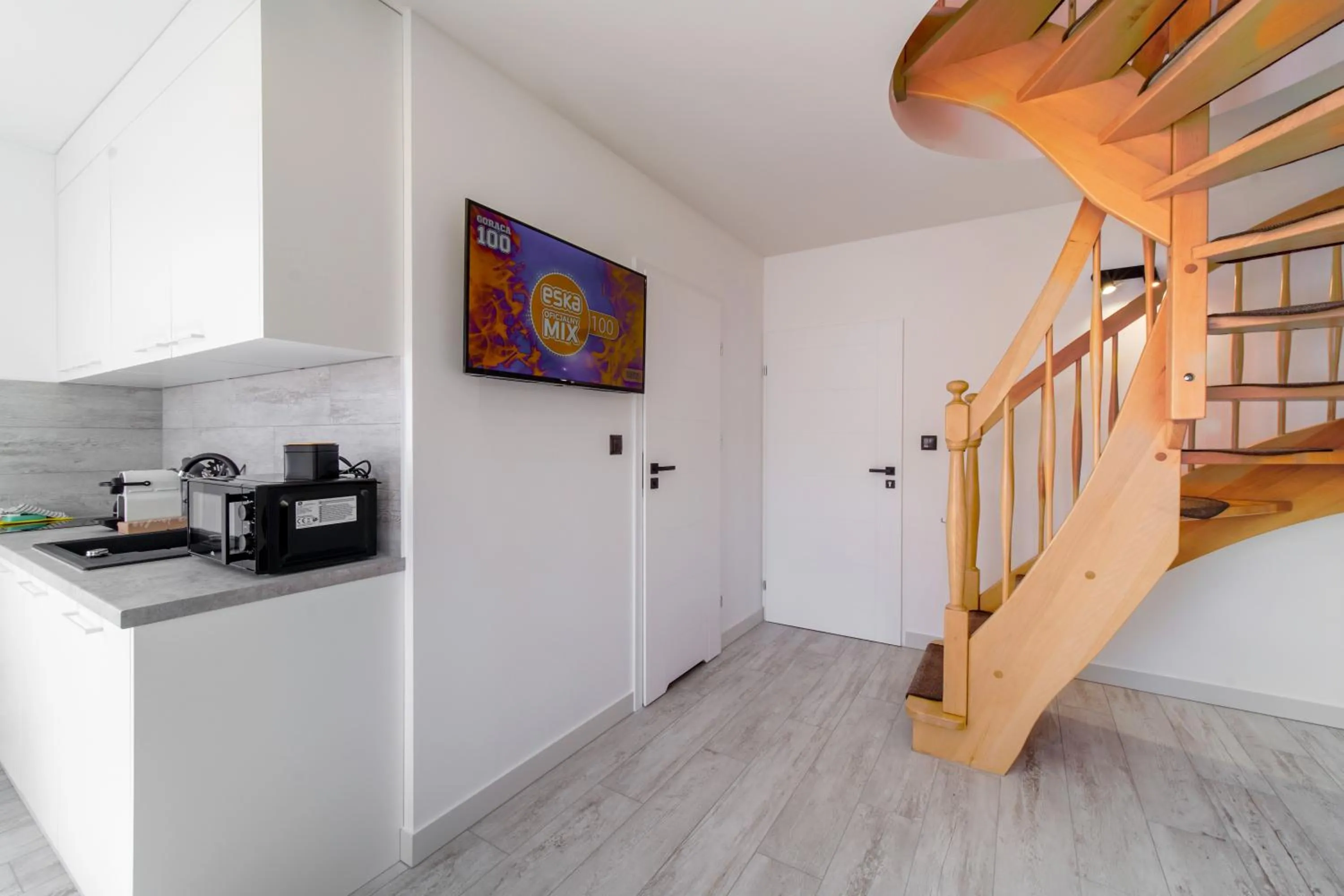 Kitchen or kitchenette in Wczasowa 8 Apartments