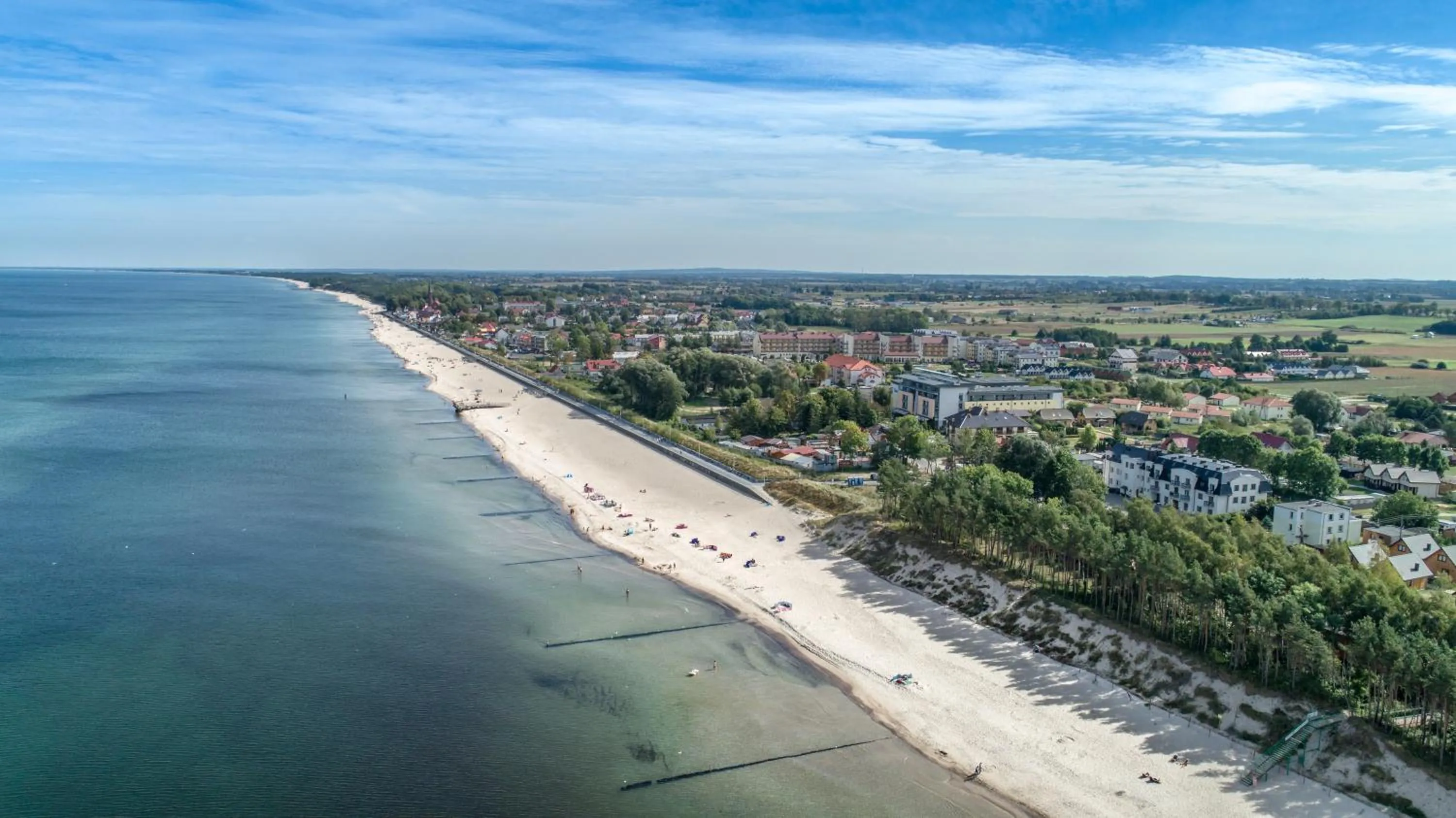 Bird's eye view in Wczasowa 8 Apartments