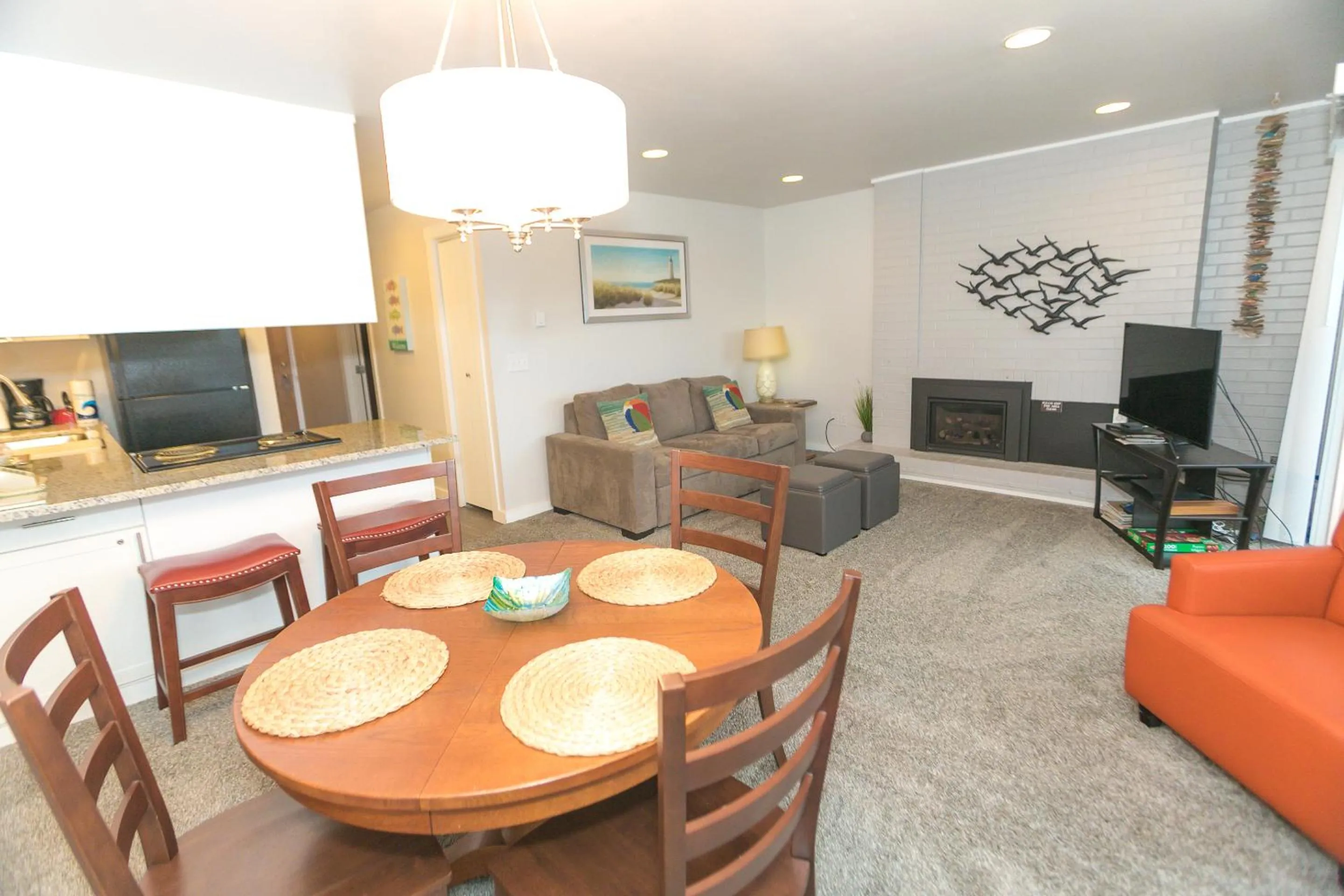 Living room in Grey Gull