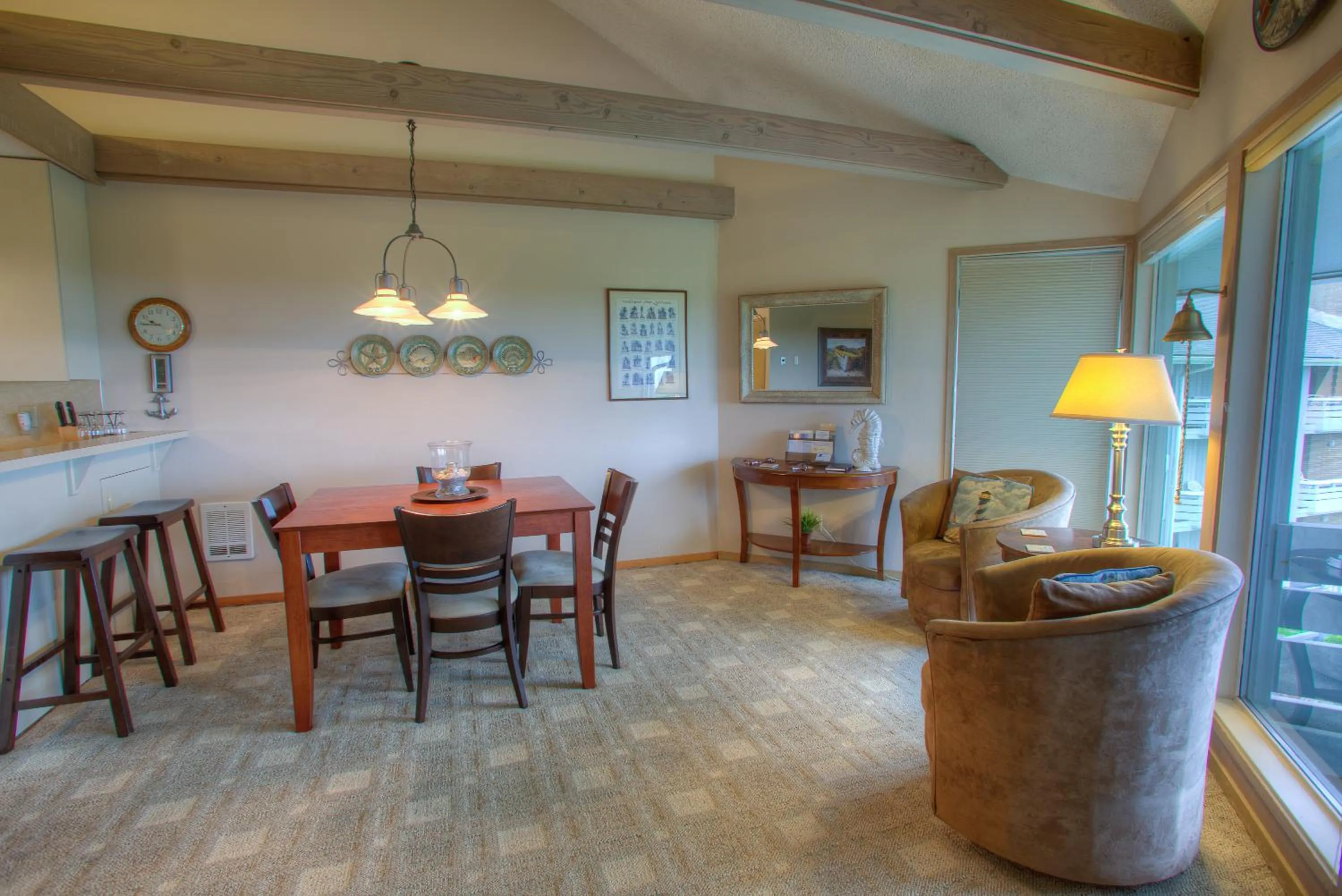 Living room in Grey Gull