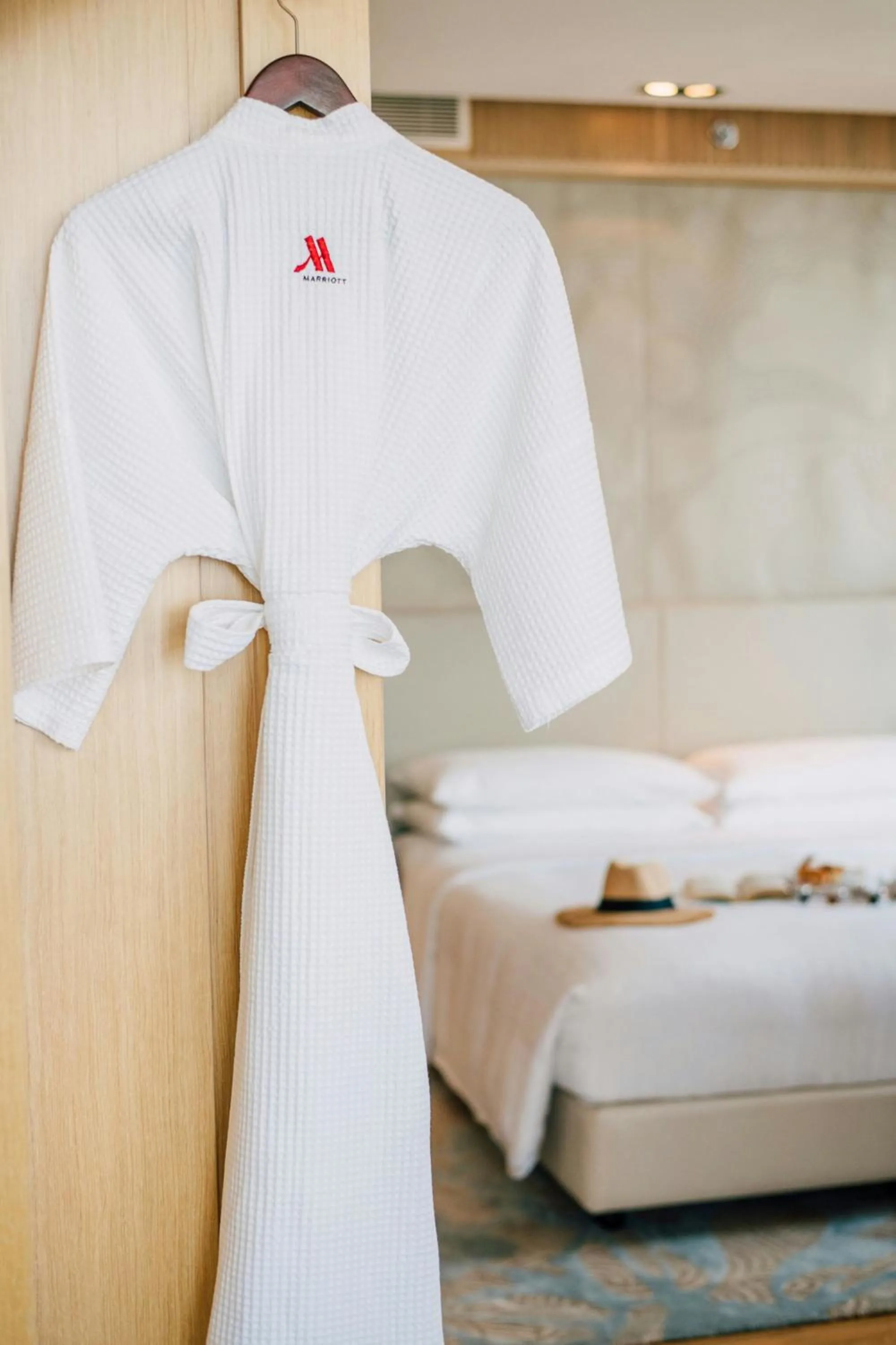 Photo of the whole room, Bed in Bangkok Marriott Hotel Sukhumvit