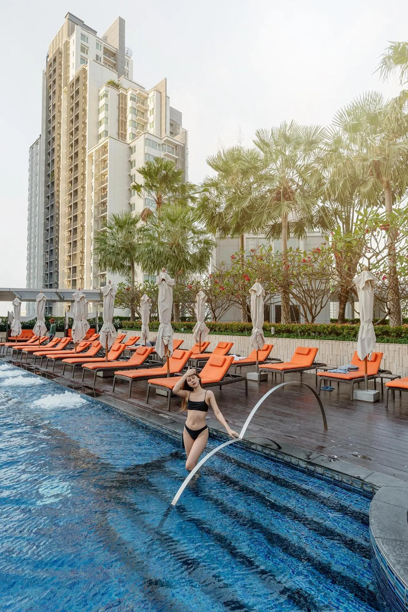 Swimming pool in Marriott Executive Apartments Bangkok, Sukhumvit Thonglor