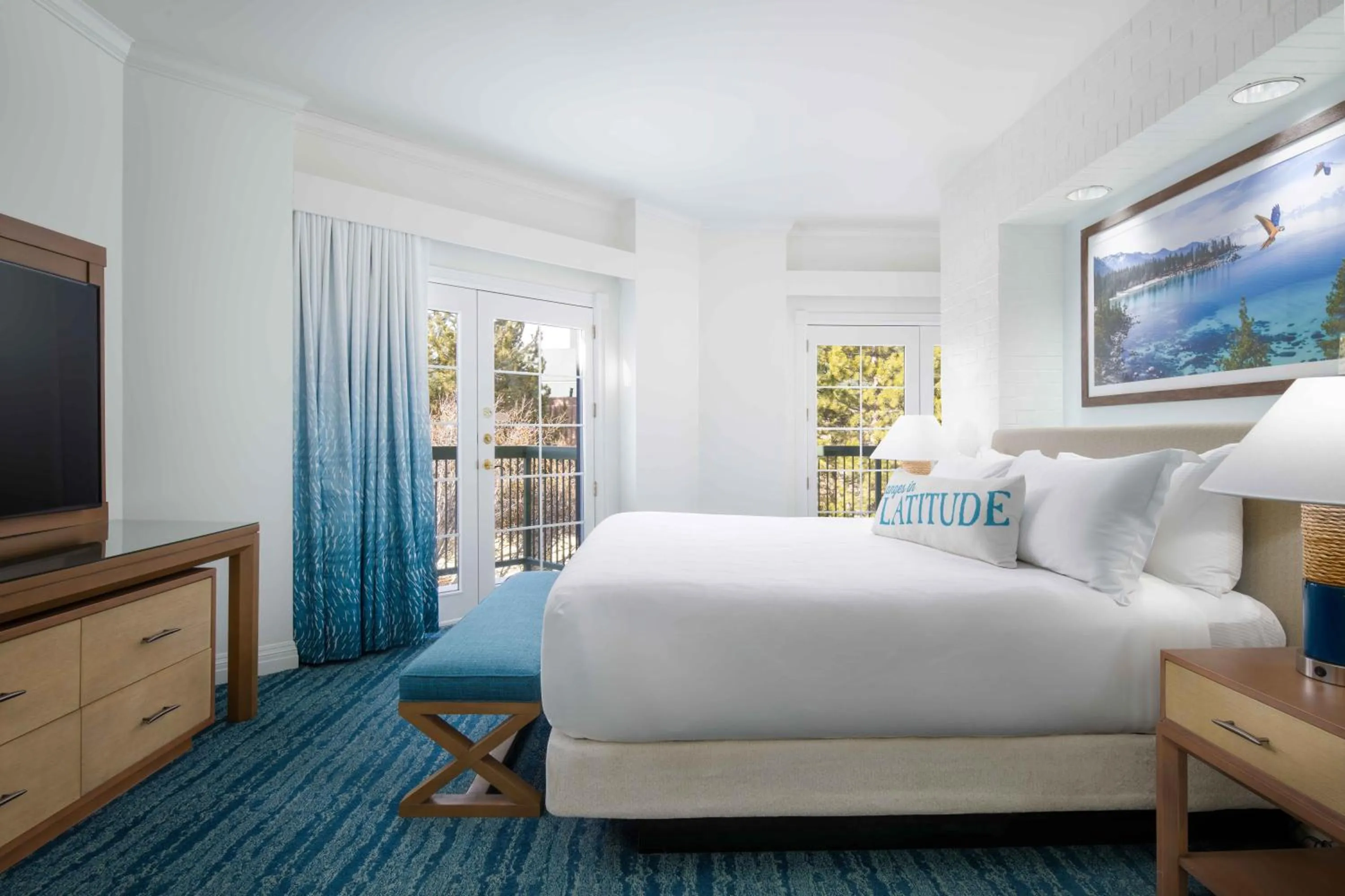 Bed in Margaritaville Resort Lake Tahoe