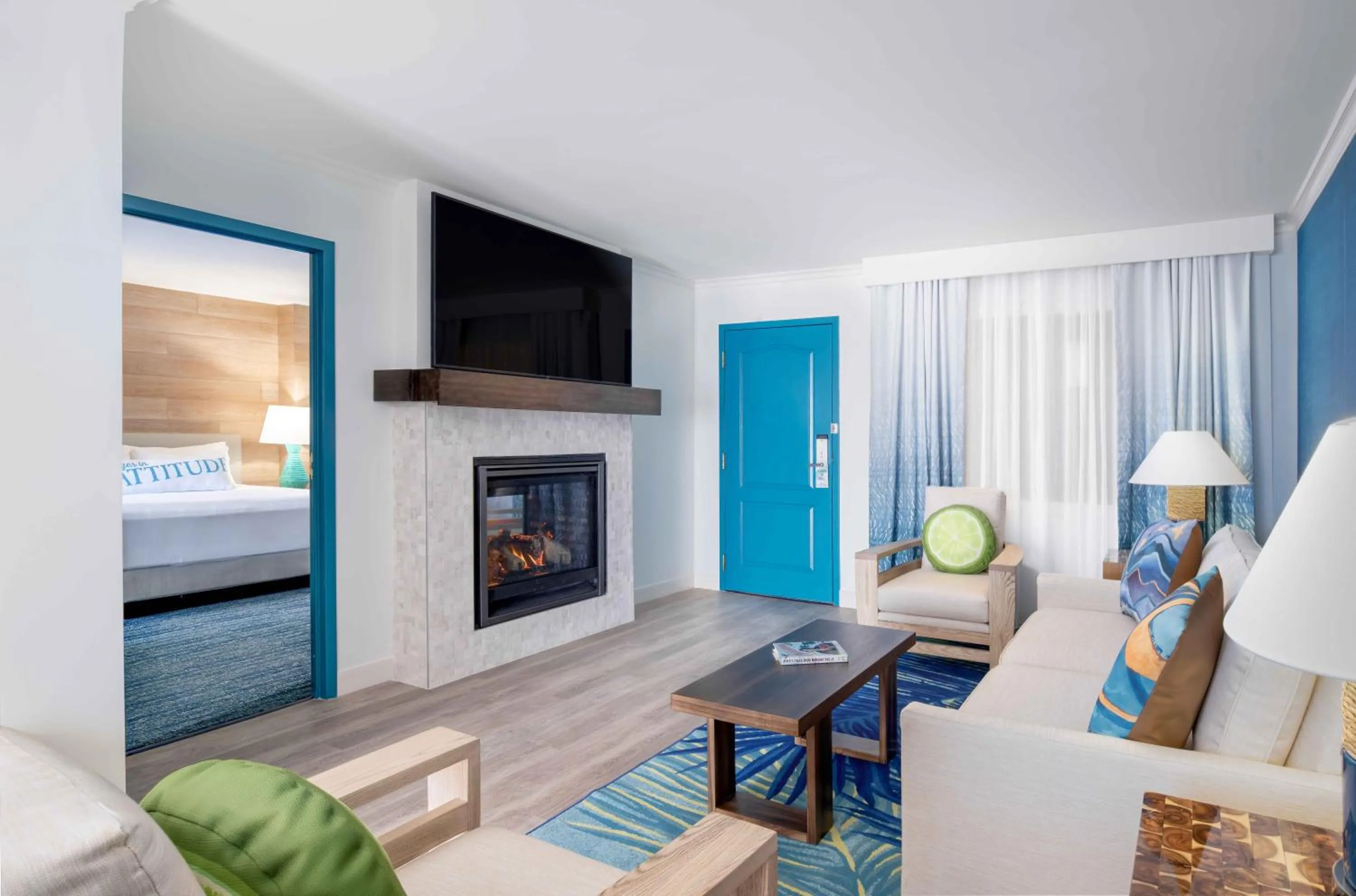 Photo of the whole room, Bed in Margaritaville Resort Lake Tahoe