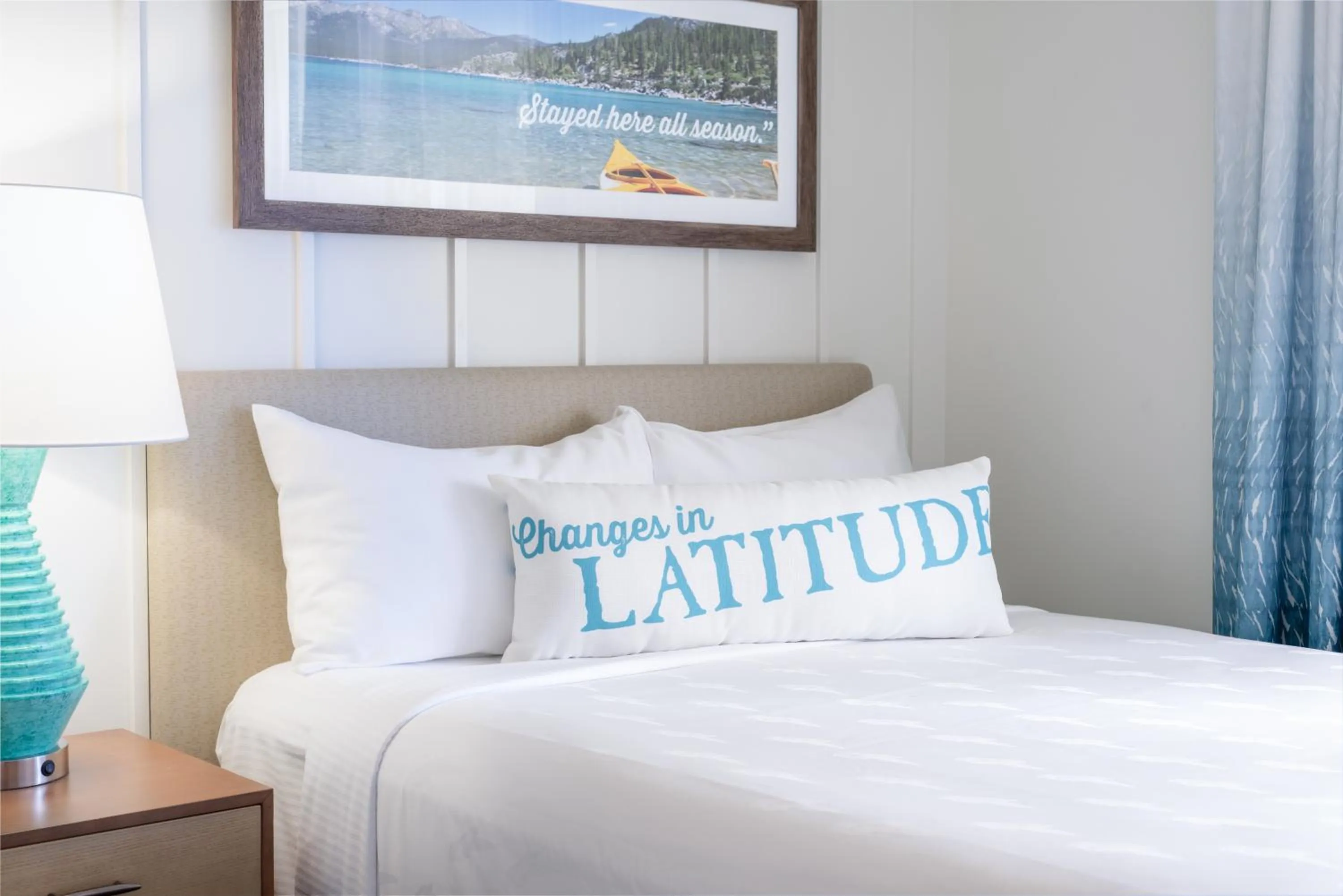 Bed in Margaritaville Resort Lake Tahoe