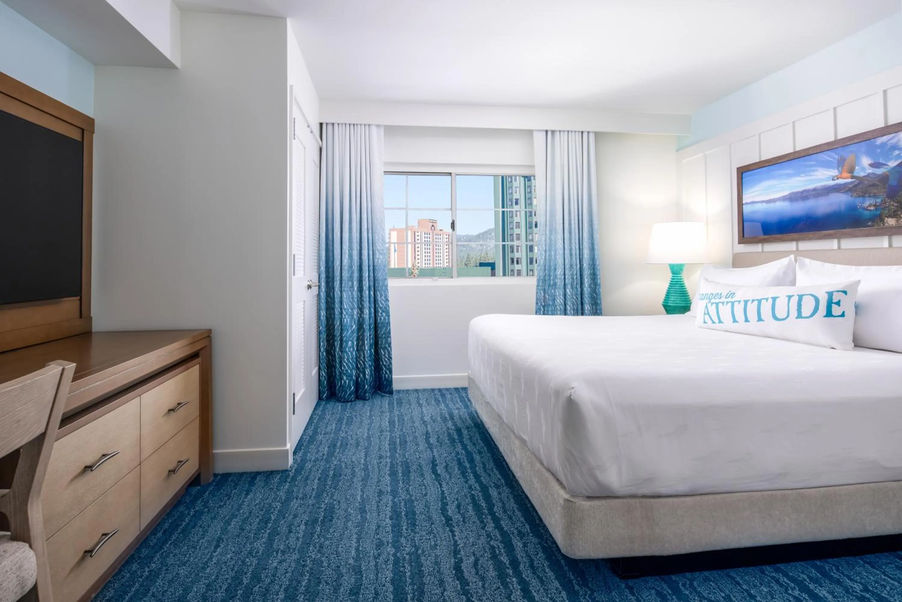 Bed in Margaritaville Resort Lake Tahoe